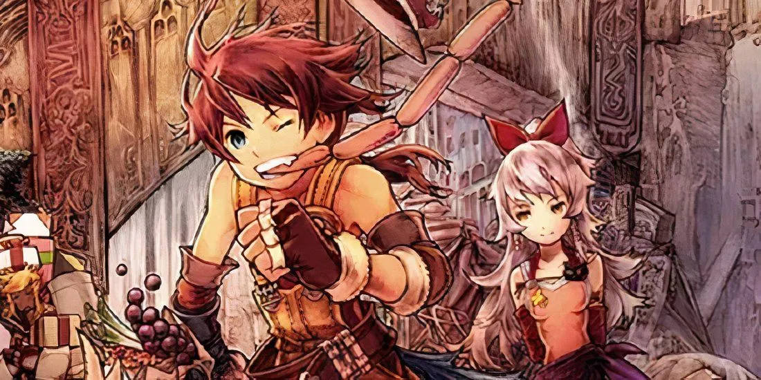 Ảnh bìa Final Fantasy Tactics A2: Grimoire of the Rift, tựa game chứa nhiệm vụ &quot;It's A Trap!&quot; và vũ khí Light Saber.