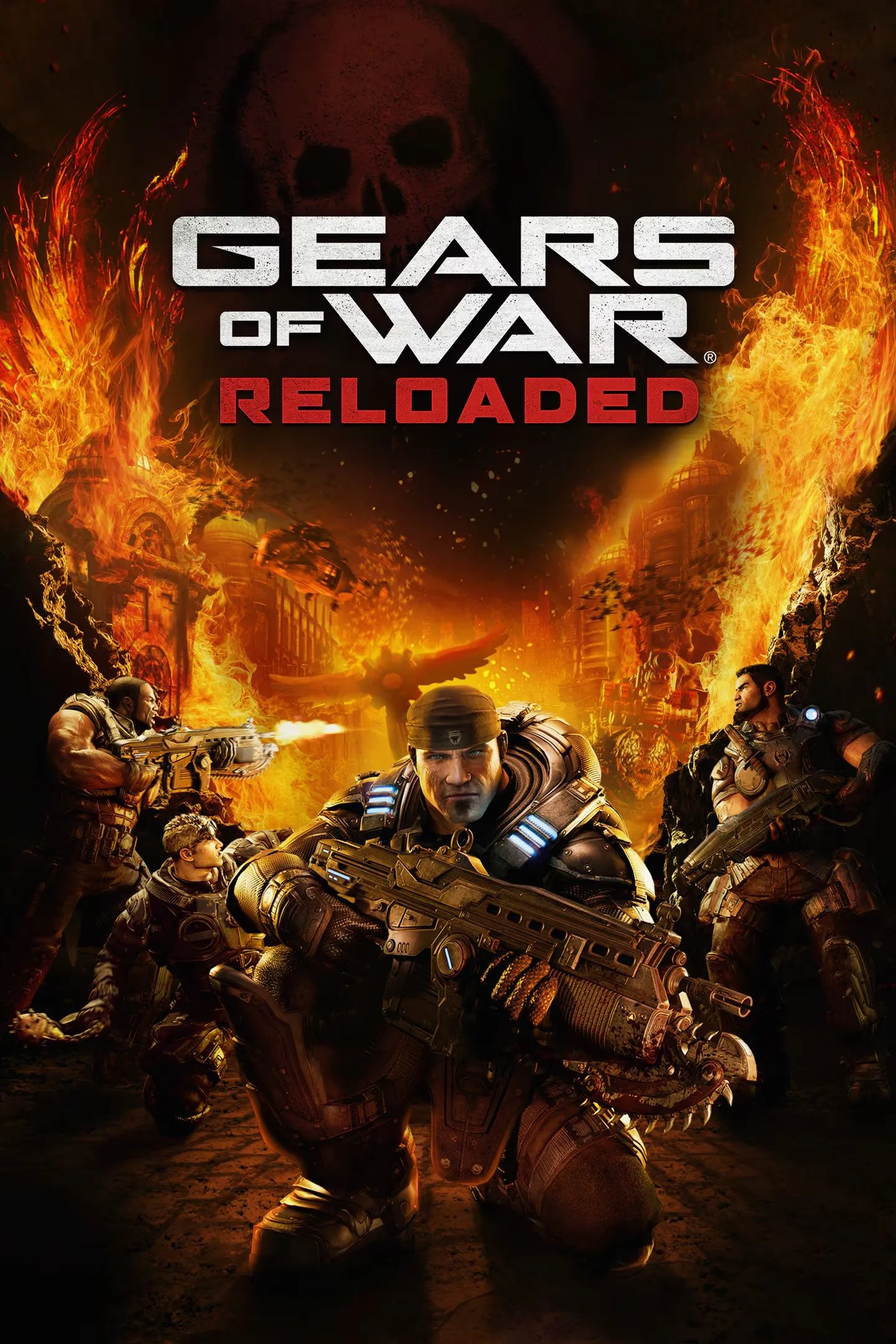 Ảnh bìa game Gears of War Reloaded, một tựa game bắn súng góc nhìn thứ ba của Xbox Game Studios sắp ra mắt trên PS5.