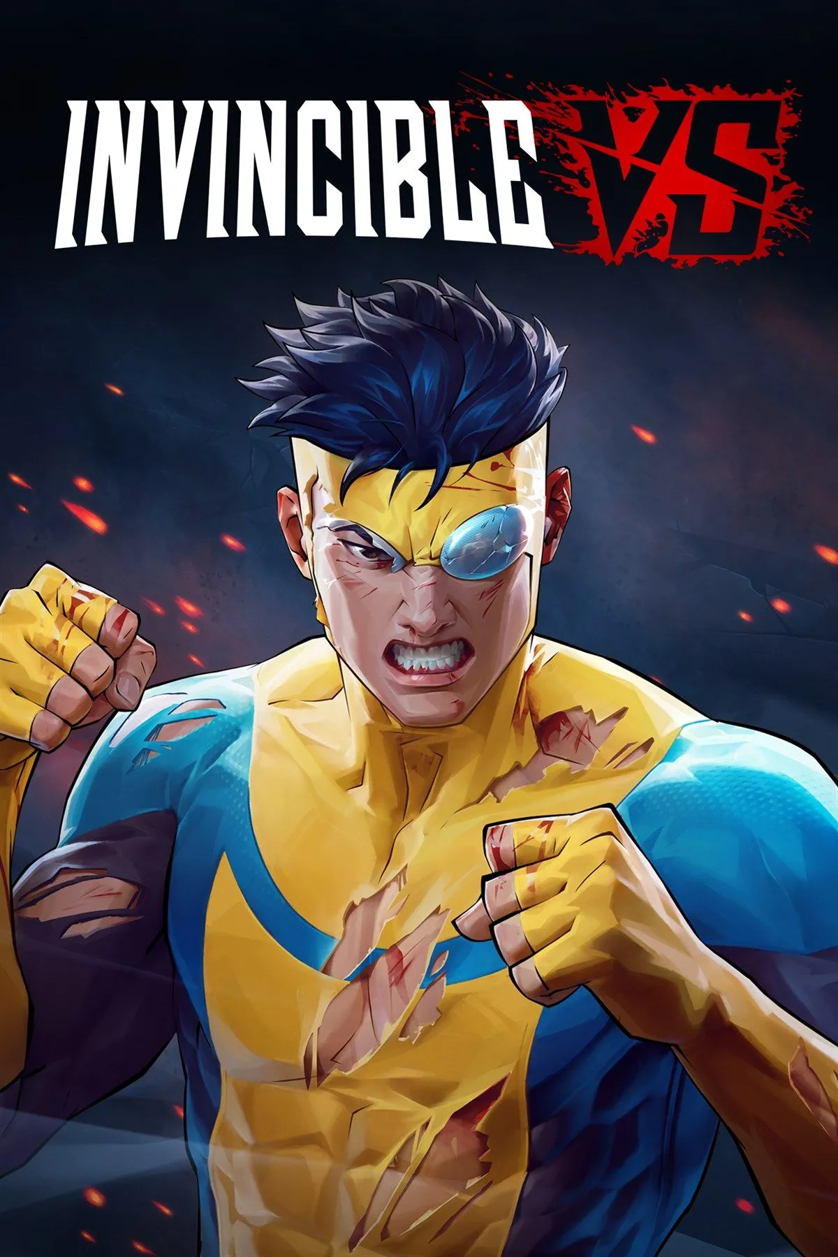 Ảnh tổng hợp nghệ thuật chiến đấu trong Invincible Vs, nhấn mạnh phong cách đồ họa và hành động