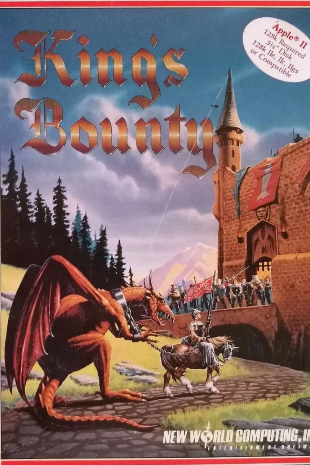 Bìa game King's Bounty: The Conqueror's Quest, tựa game chiến thuật RPG giả tưởng tiên phong.