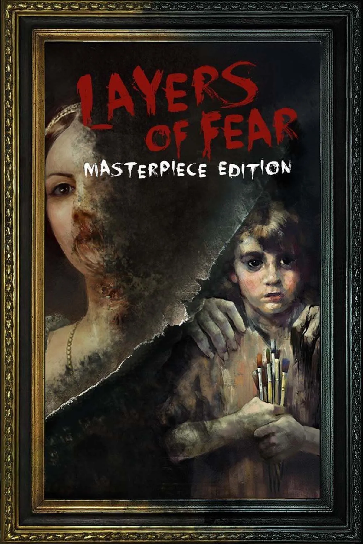 Bìa game Layers of Fear, gợi lên không khí kinh dị và ám ảnh.