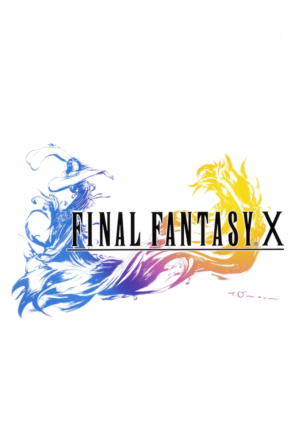 Bìa nghệ thuật của Final Fantasy 10, hiển thị các nhân vật chính.