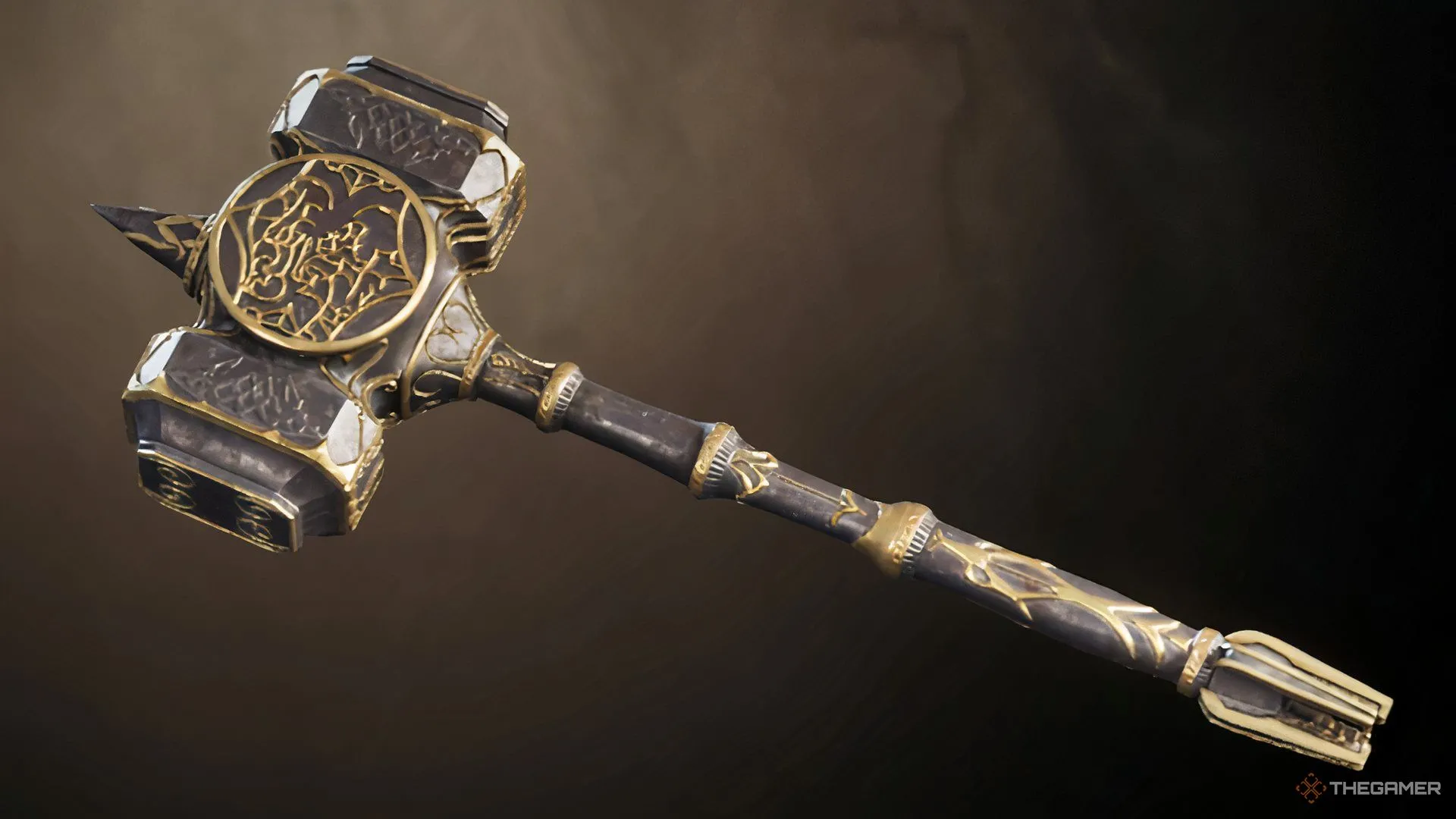 Chiếc búa chiến Ebony - một loại vũ khí mạnh mẽ trong thế giới game The Elder Scrolls IV Oblivion
