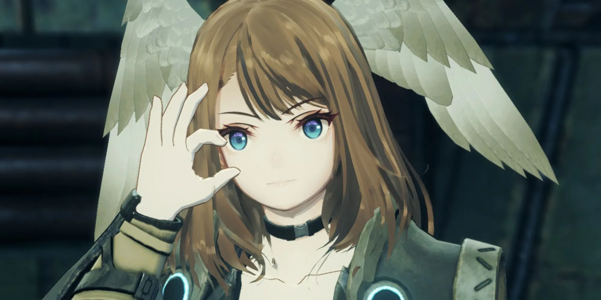 Eunie, một nhân vật quan trọng trong Xenoblade Chronicles 3, với biểu cảm nghiêm túc, thể hiện chiều sâu cốt truyện và nhân vật của game nhập vai này.
