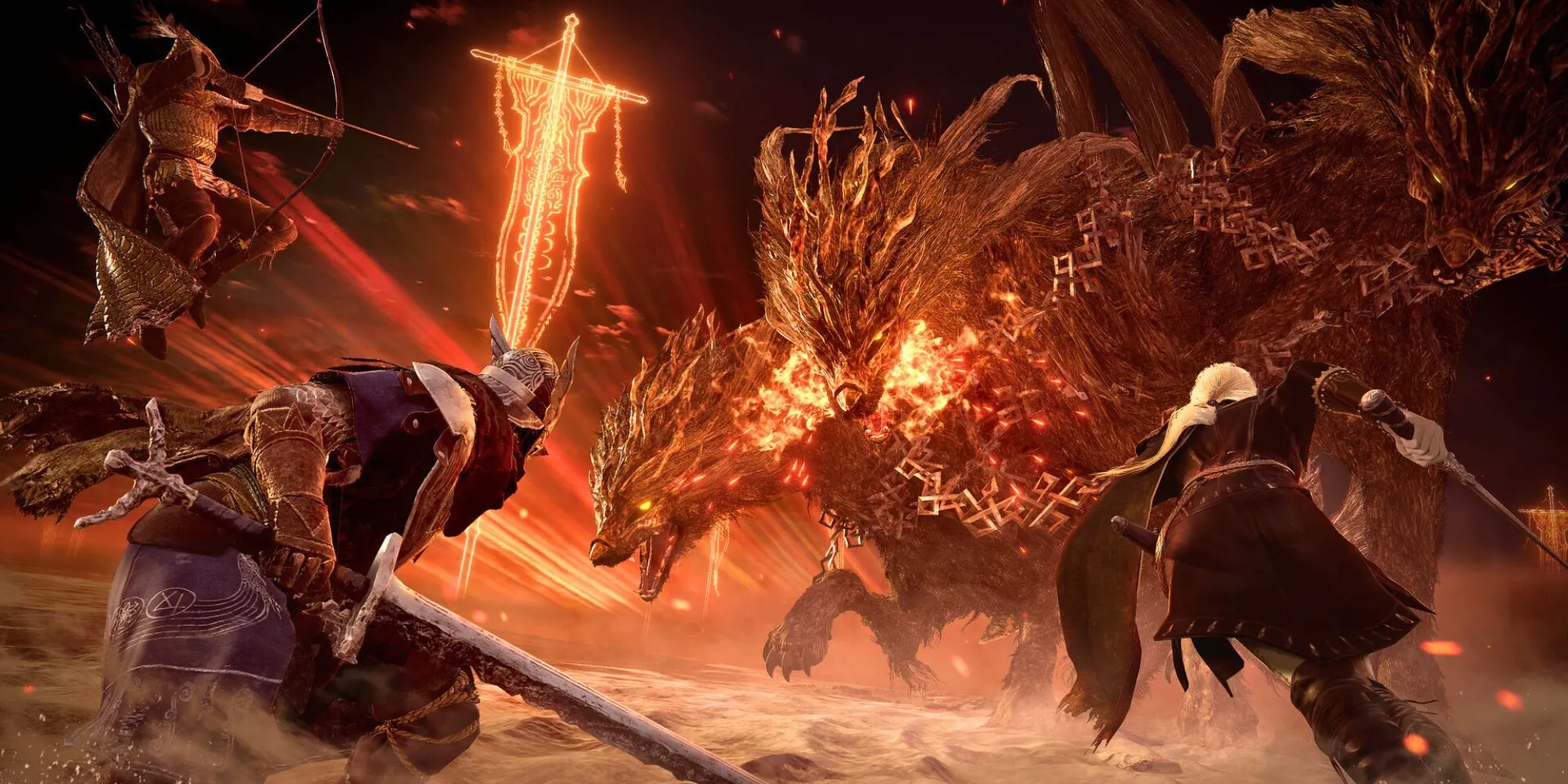 Gladius, Beast of Night, trùm sói ba đầu đầy thử thách trong Elden Ring Nightreign