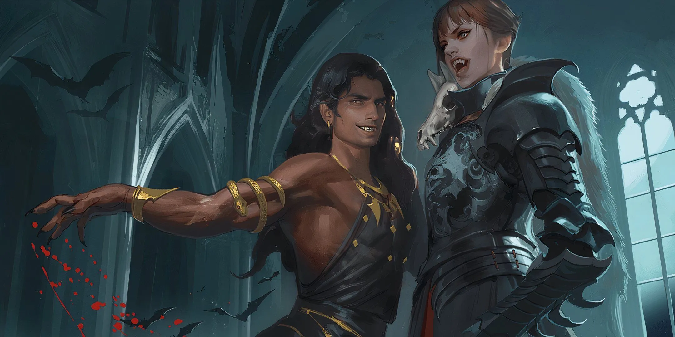 Hai ma cà rồng khát máu trong Dungeons &amp; Dragons.