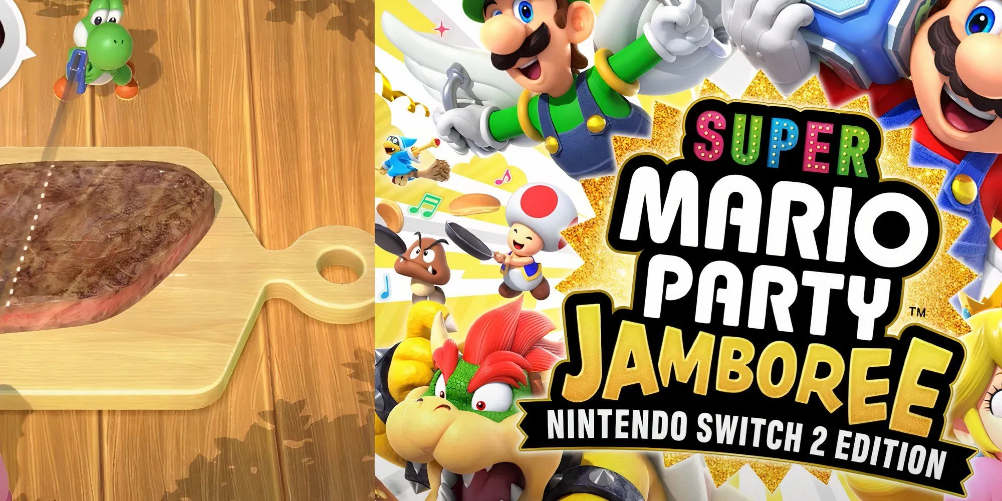 Hình ảnh các nhân vật quen thuộc từ Nintendo Mario Party Jamboree, tựa game tiệc tùng hứa hẹn trên Switch 2.