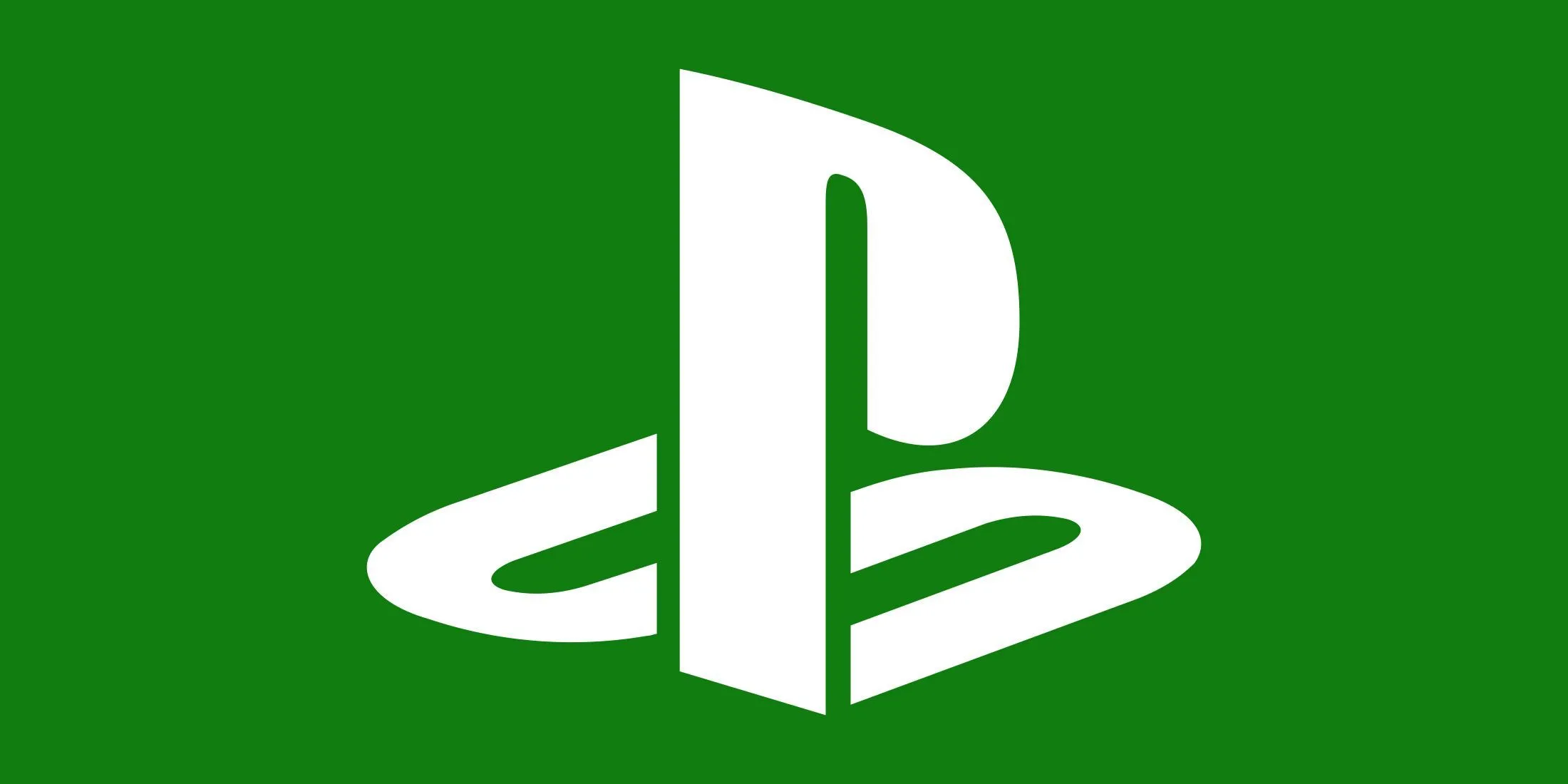 Hình ảnh ghép biểu tượng PlayStation màu trắng trên nền xanh đặc trưng của Xbox, tượng trưng cho việc hai nền tảng chia sẻ game độc quyền.