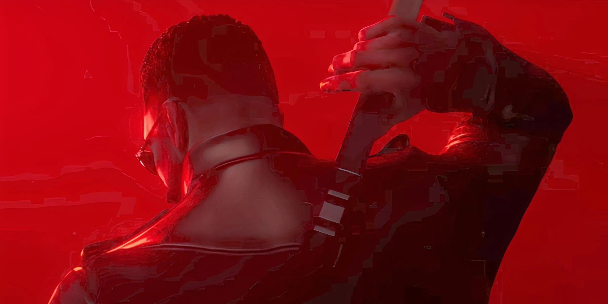 Hình ảnh quảng bá chính thức của game Marvel's Blade từ Arkane Studios, thể hiện phong cách độc đáo của thợ săn ma cà rồng.