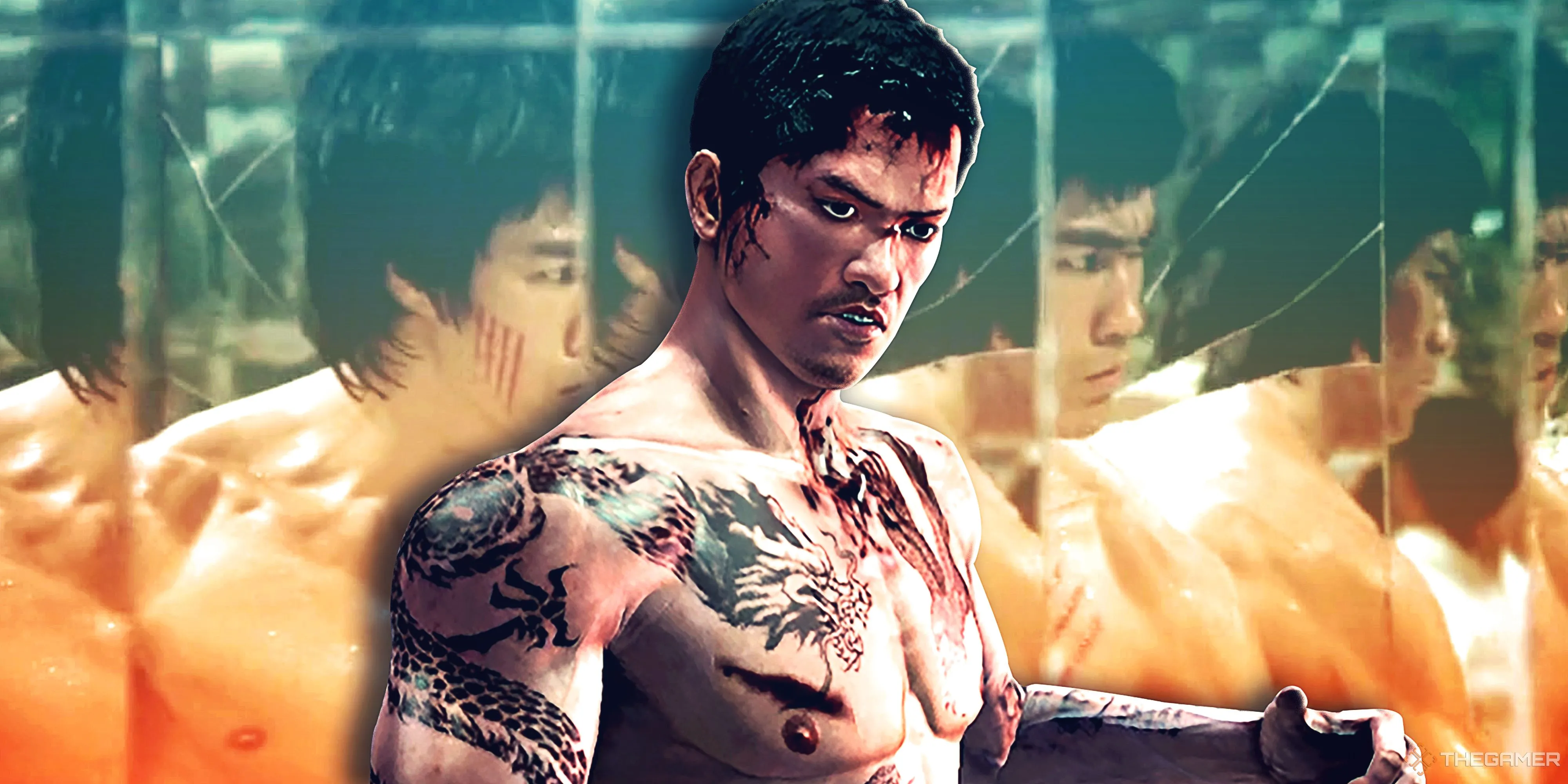 Hình ảnh Sleeping Dogs: The Zodiac Tournament với phong cách chiến đấu gợi nhớ đến bộ phim võ thuật Enter The Dragon, minh họa sự giao thoa giữa game và điện ảnh
