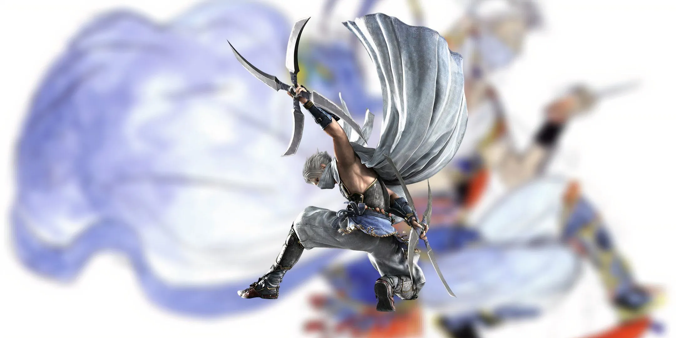 Hoàng tử Edge Geraldine với cặp shuriken đặc trưng trong Final Fantasy 4.