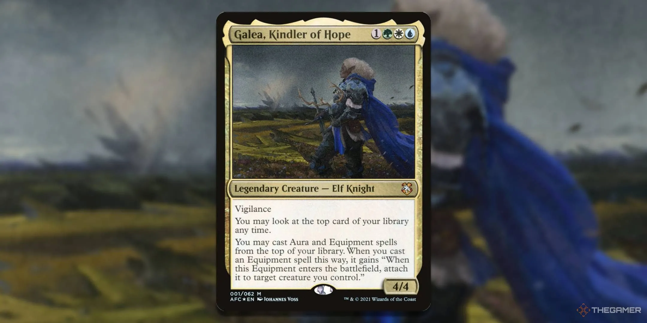Lá bài Galea, Kindler of Hope trong bộ Aura Of Courage