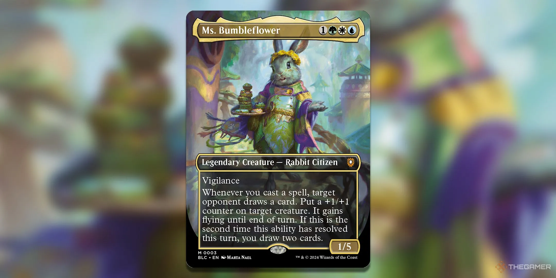 Lá bài Ms. Bumbleflower trong bộ Peace Offering MTG