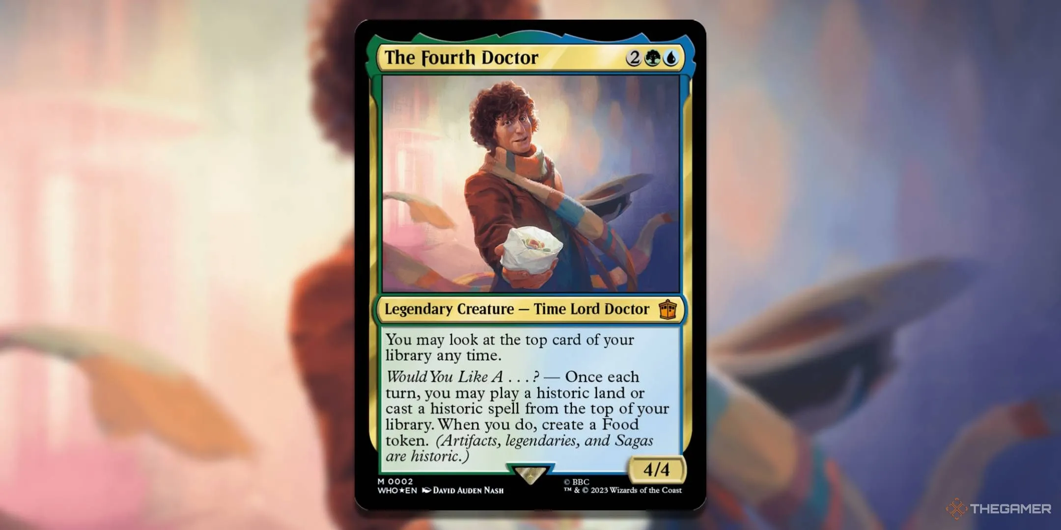 Lá bài The Fourth Doctor trong bộ Blast From The Past MTG