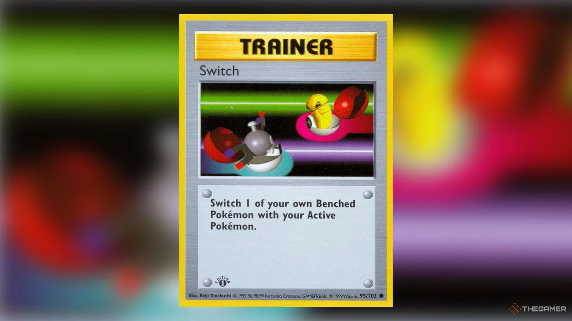 Lá bài Trainer Switch từ Base Set trong Pokemon TCG
