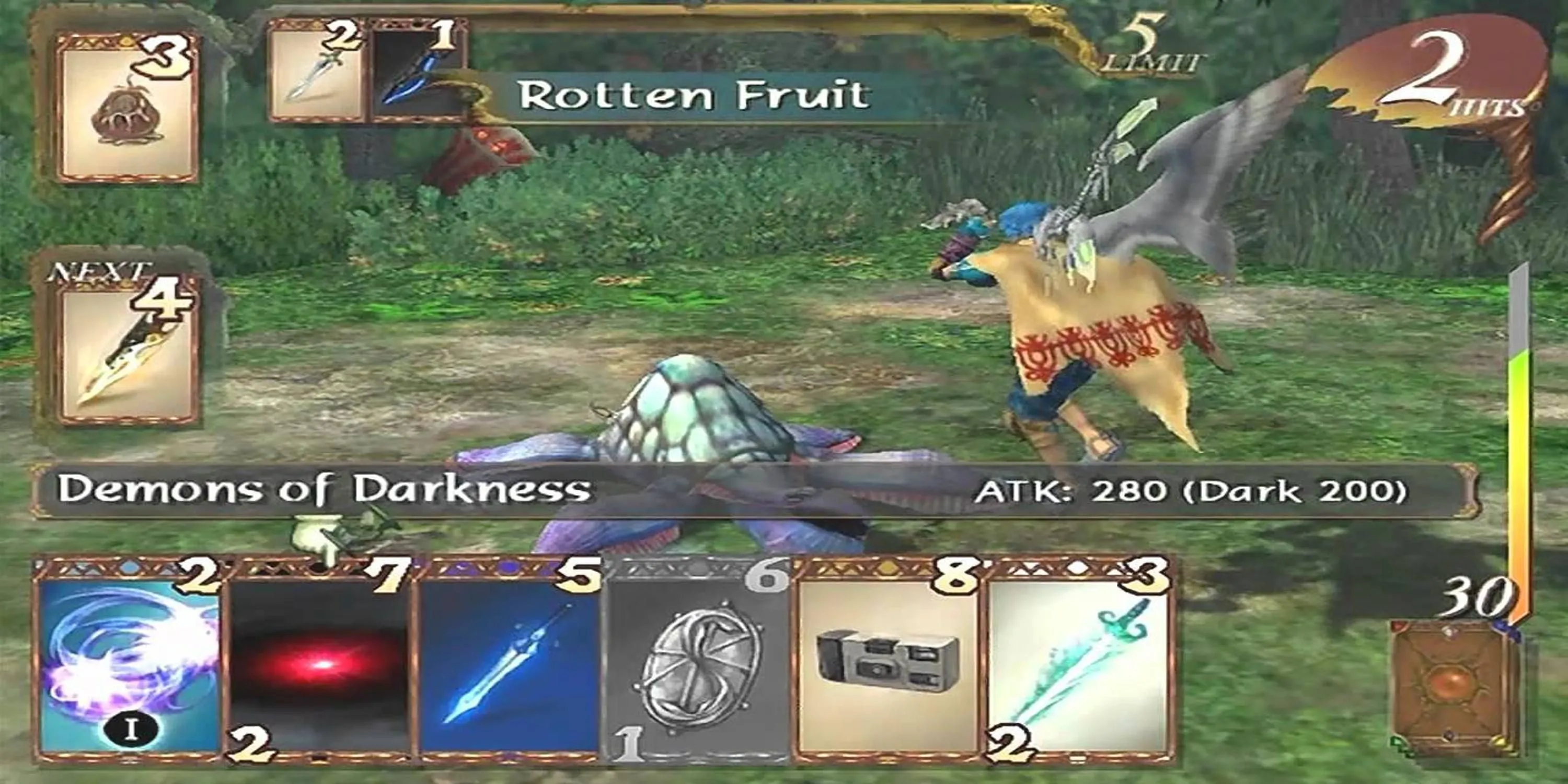 Lối chơi chiến đấu đầy ma thuật trong Baten Kaitos Origins trên GameCube