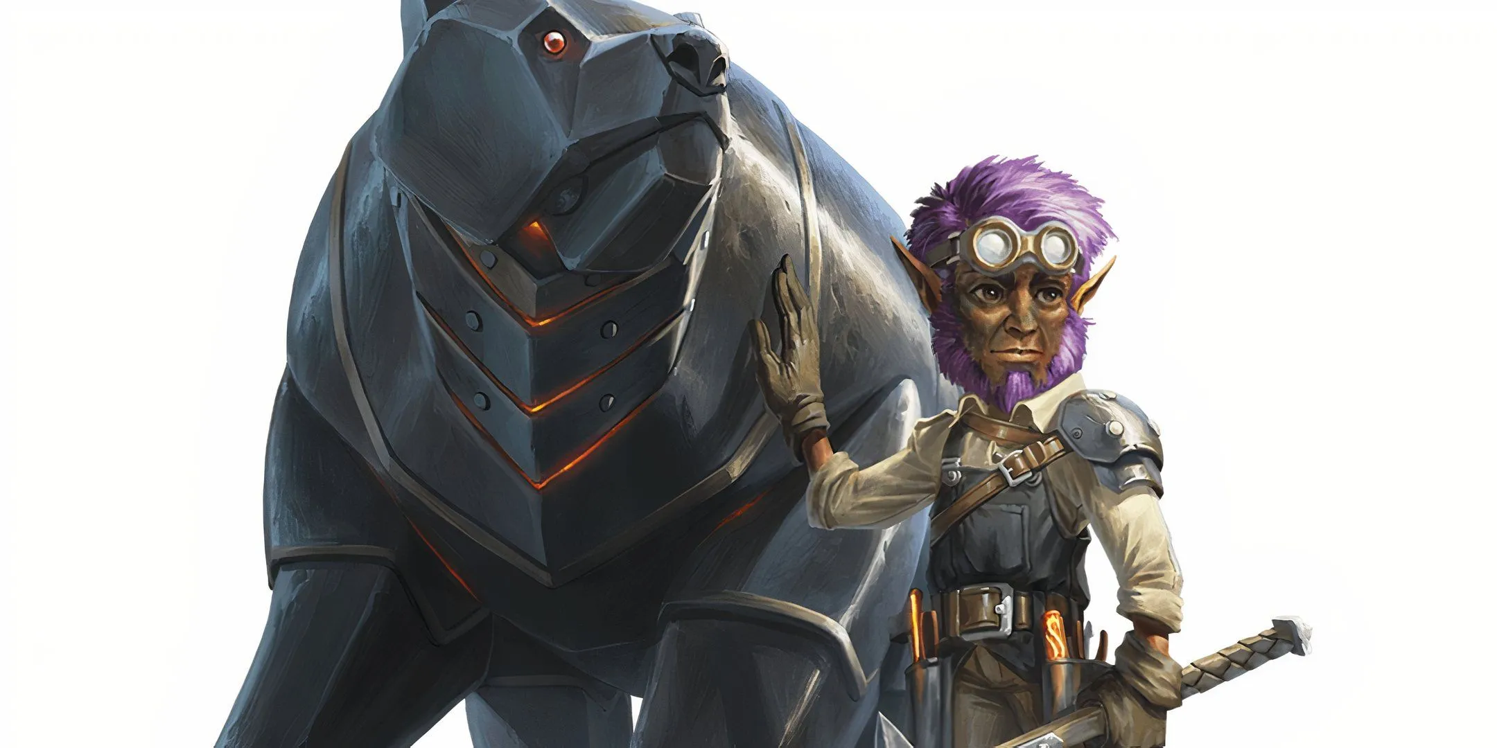 Người điều khiển Artificer đang tạo ra một thiết bị kim loại phức tạp trong Dungeons &amp; Dragons.