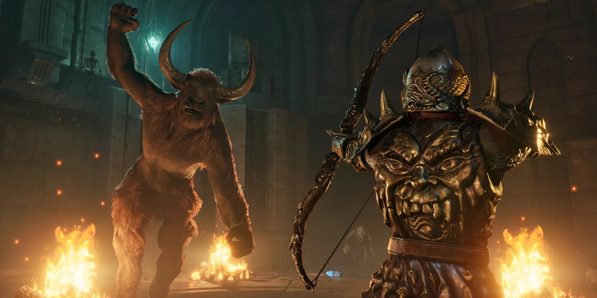 Pháp sư đang thi triển ma thuật trong thế giới Cyrodiil của Oblivion Remastered