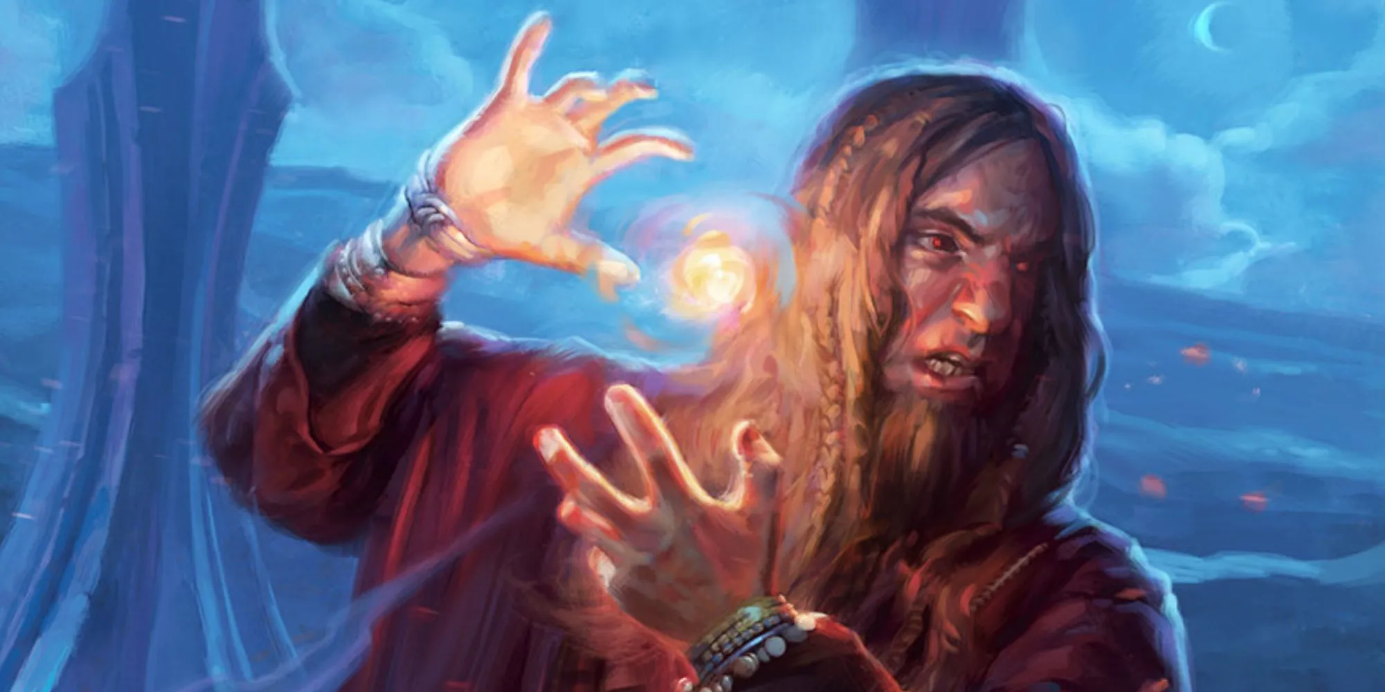 Pháp sư sử dụng Fireball để vượt qua chướng ngại vật trong Dungeons &amp; Dragons
