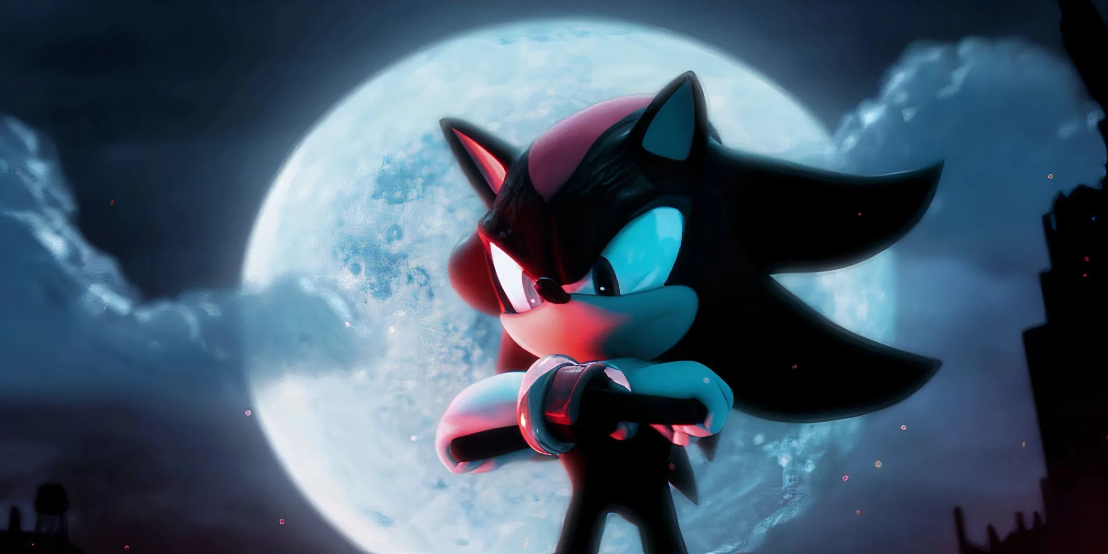 Shadow the Hedgehog với khẩu súng