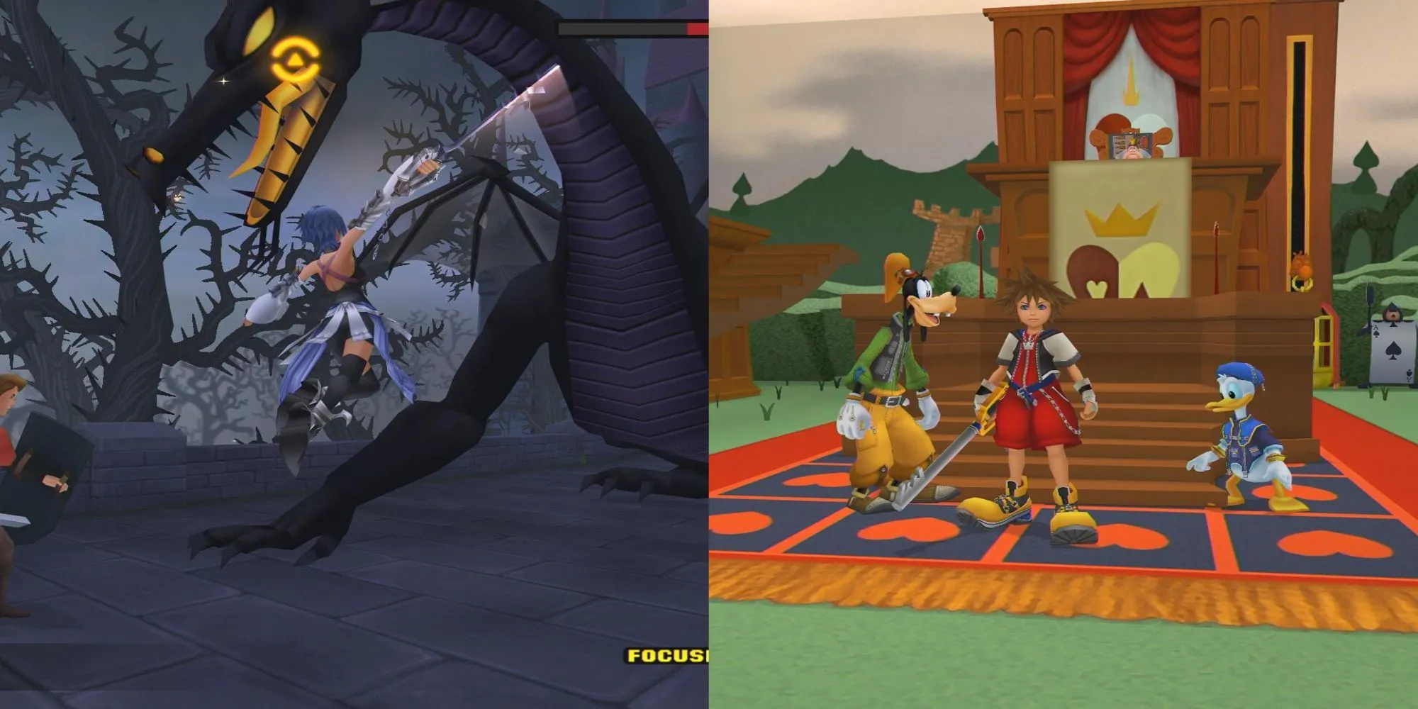 Sora cùng những người bạn đồng hành khám phá thế giới Disney trong Kingdom Hearts 2