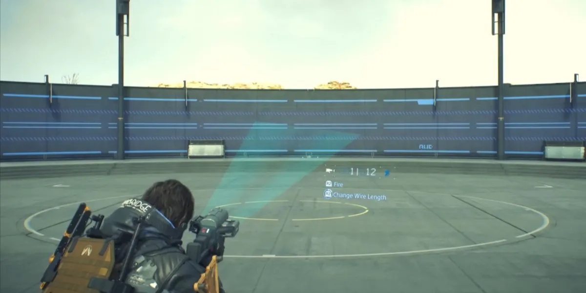 Súng gây choáng Bola, vũ khí điện giật mạnh mẽ đối với cả con người và máy móc trong Death Stranding 2.