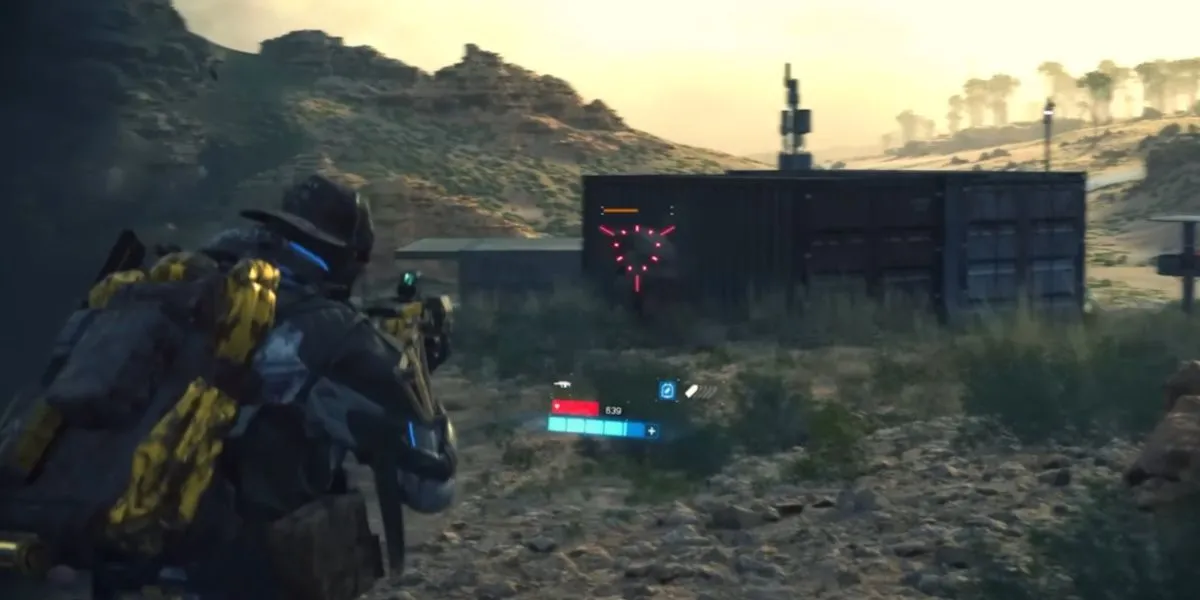 Súng Shotgun (MP) cấp 2, vũ khí cận chiến mạnh mẽ chống lại nhóm địch trong Death Stranding 2.