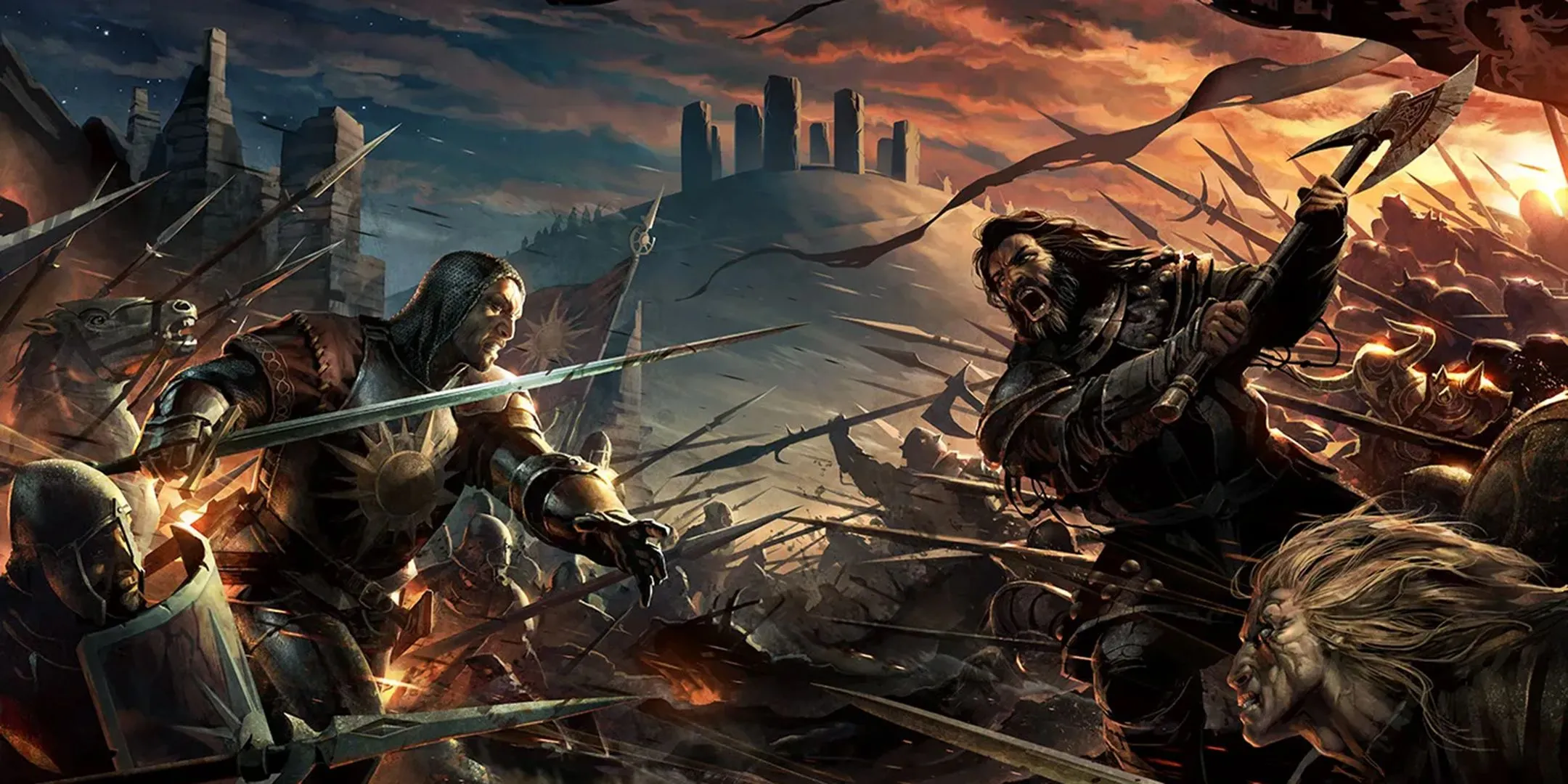 Tác phẩm nghệ thuật chính thức của một trận chiến trong The Heroes