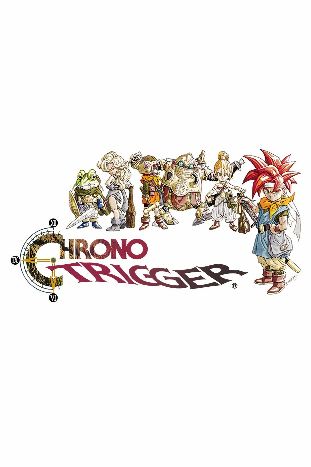 Tạo hình các nhân vật chính trong game nhập vai Chrono Trigger.