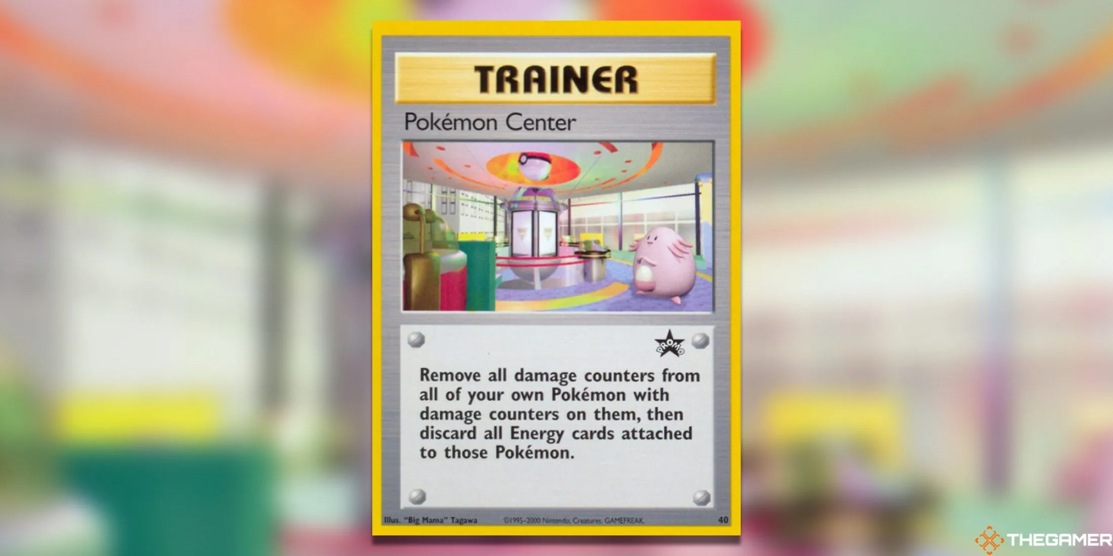 Thẻ bài Pokemon Center thuộc bộ WoTC Promos kỷ niệm khai trương trung tâm Pokemon tại New York