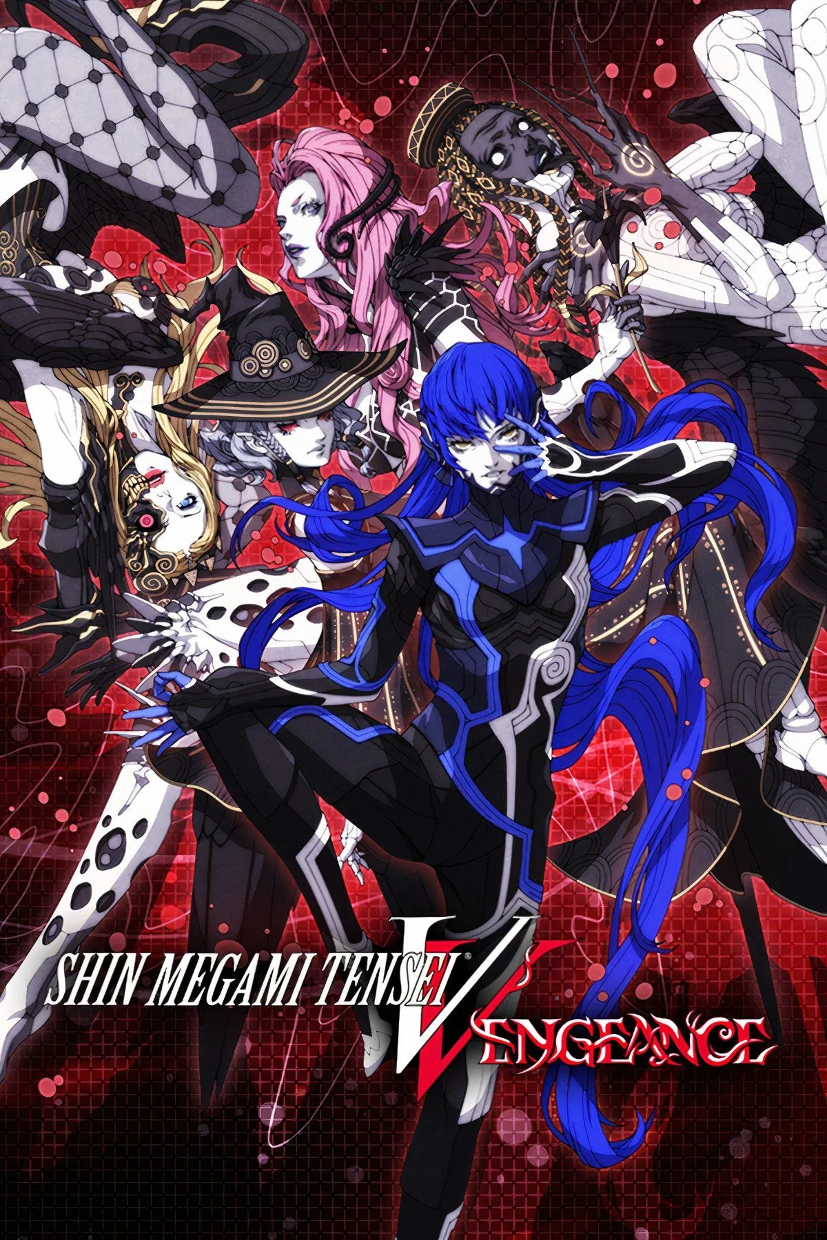 Tổng hợp hình ảnh nhân vật và ác quỷ từ series Shin Megami Tensei và Persona.