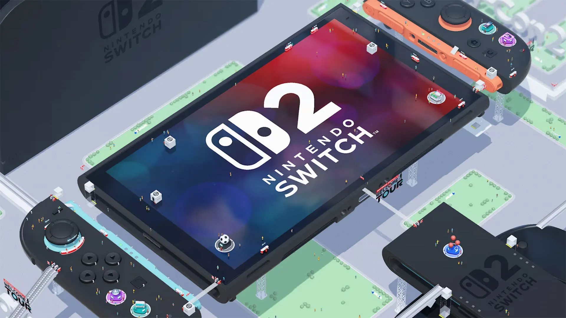 Trải nghiệm trực quan các tính năng phần cứng của Nintendo Switch 2 qua một màn chơi tương tác trong Welcome Tour.