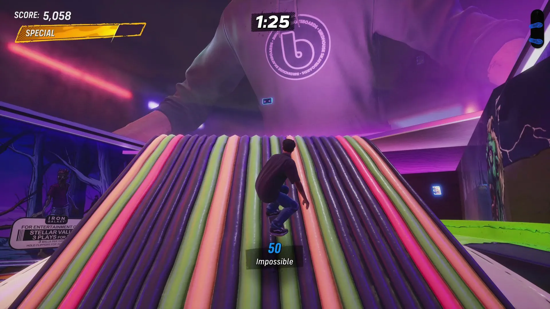 Vị trí cuộn băng bí mật ẩn giấu trong màn Pinball của Tony Hawk's Pro Skater 3 + 4, hướng dẫn tìm băng bí mật THPS Pinball