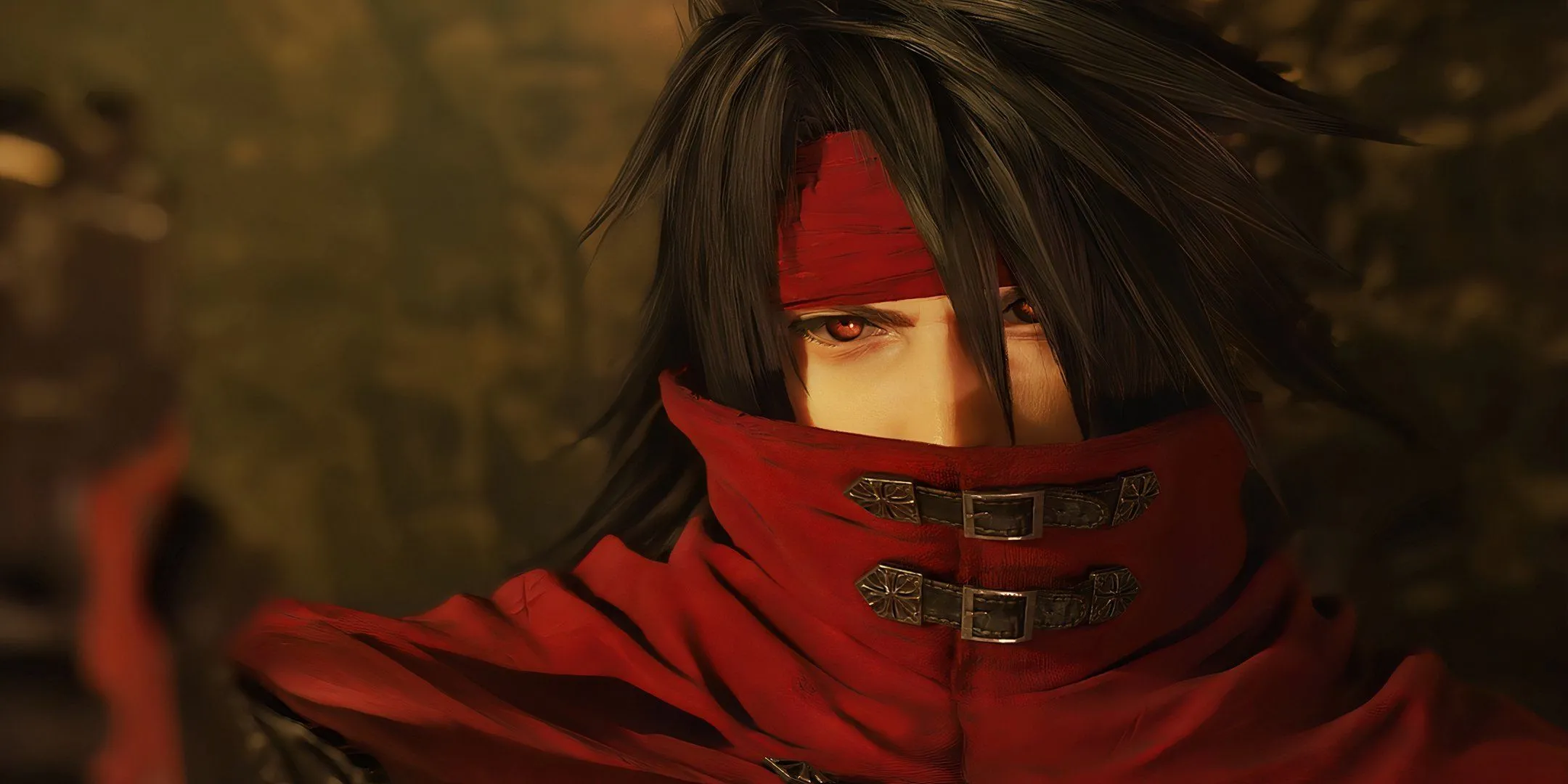 Vincent Valentine, ma cà rồng bí ẩn từ Final Fantasy 7, ẩn mình trong bóng tối.