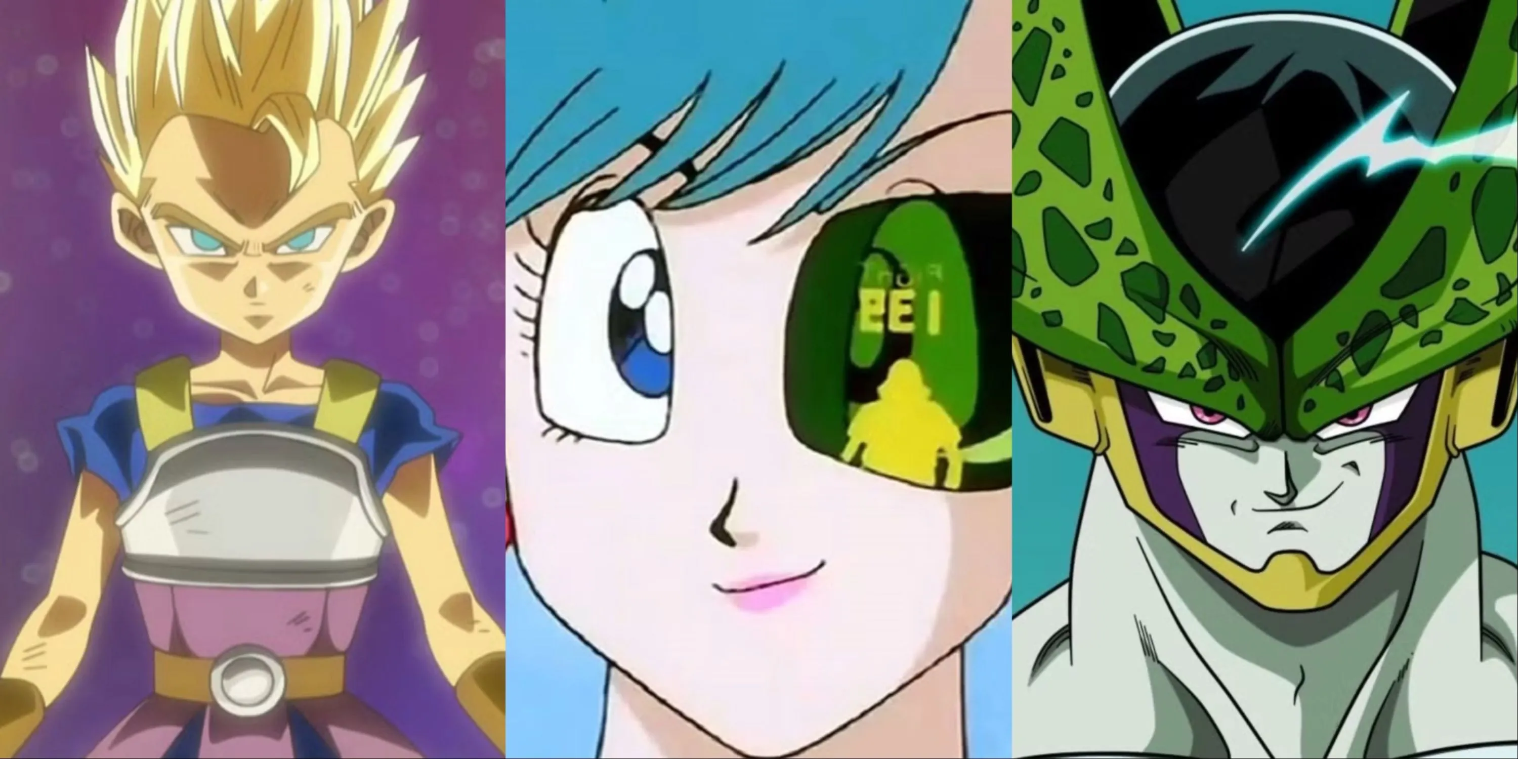 Cabba, Bulma và Perfect Cell, những nhân vật tiêu biểu trong vũ trụ Dragon Ball, thể hiện sự đa dạng của các cá tính
