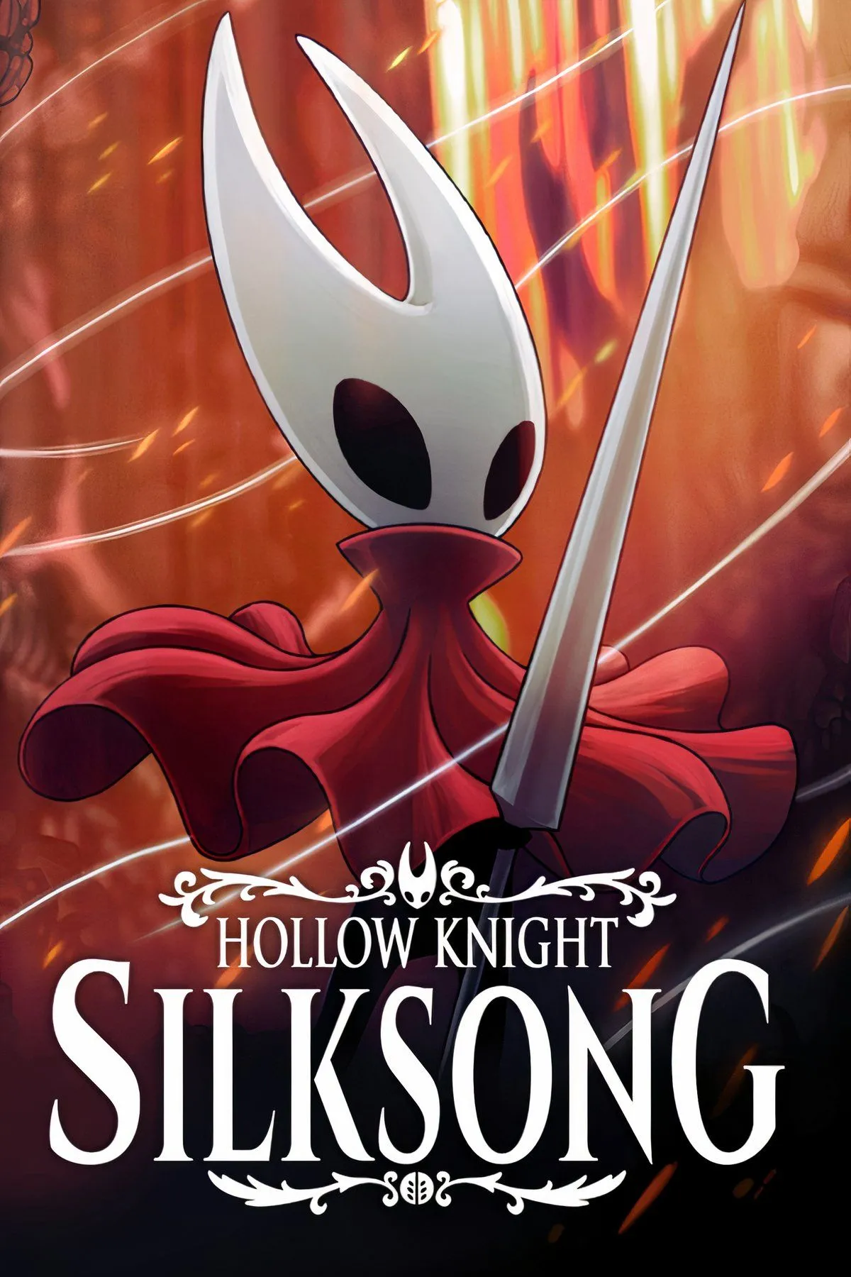 Hình ảnh kết thúc hỗn loạn và u tối của Hollow Knight Silksong, minh họa sự chiếm đoạt của Twisted Bud sau khi đạt được Cursed Ending