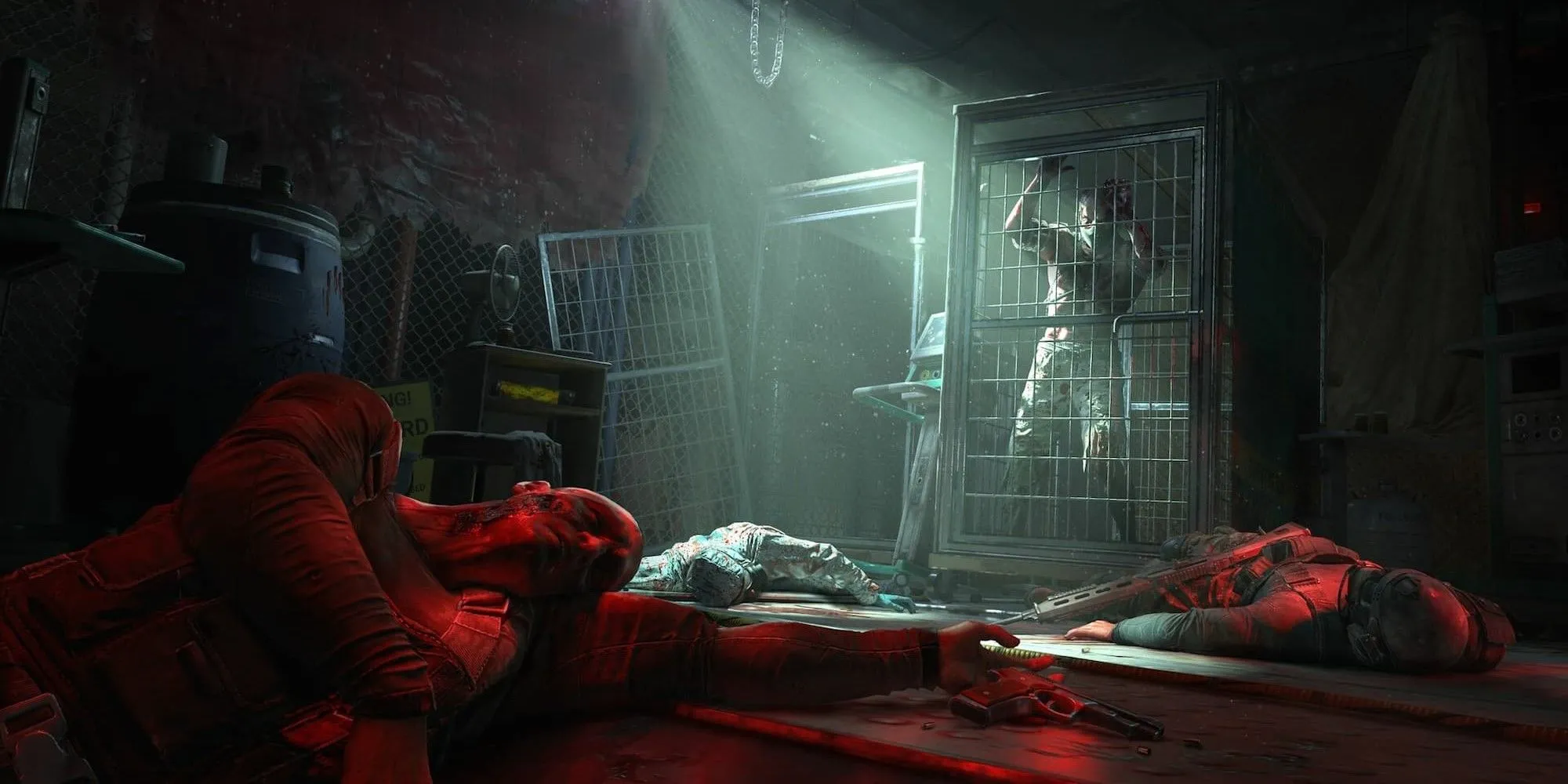 Hình ảnh xác sống nằm la liệt trên đường trong Dying Light The Beast