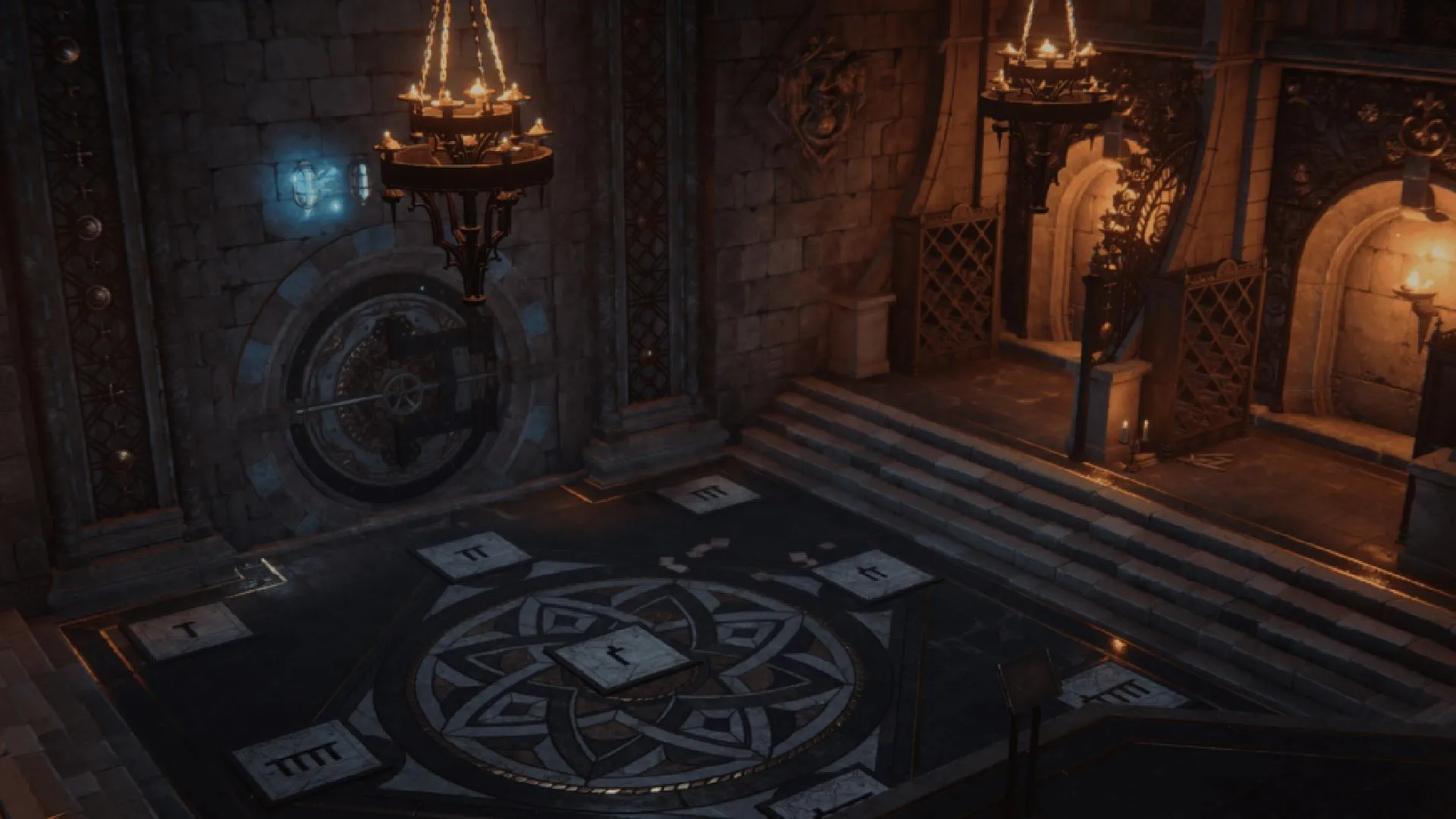 Két sắt an ninh cao tại The Counting House trong Baldur's Gate 3, thách thức người chơi với cú roll DC 99.