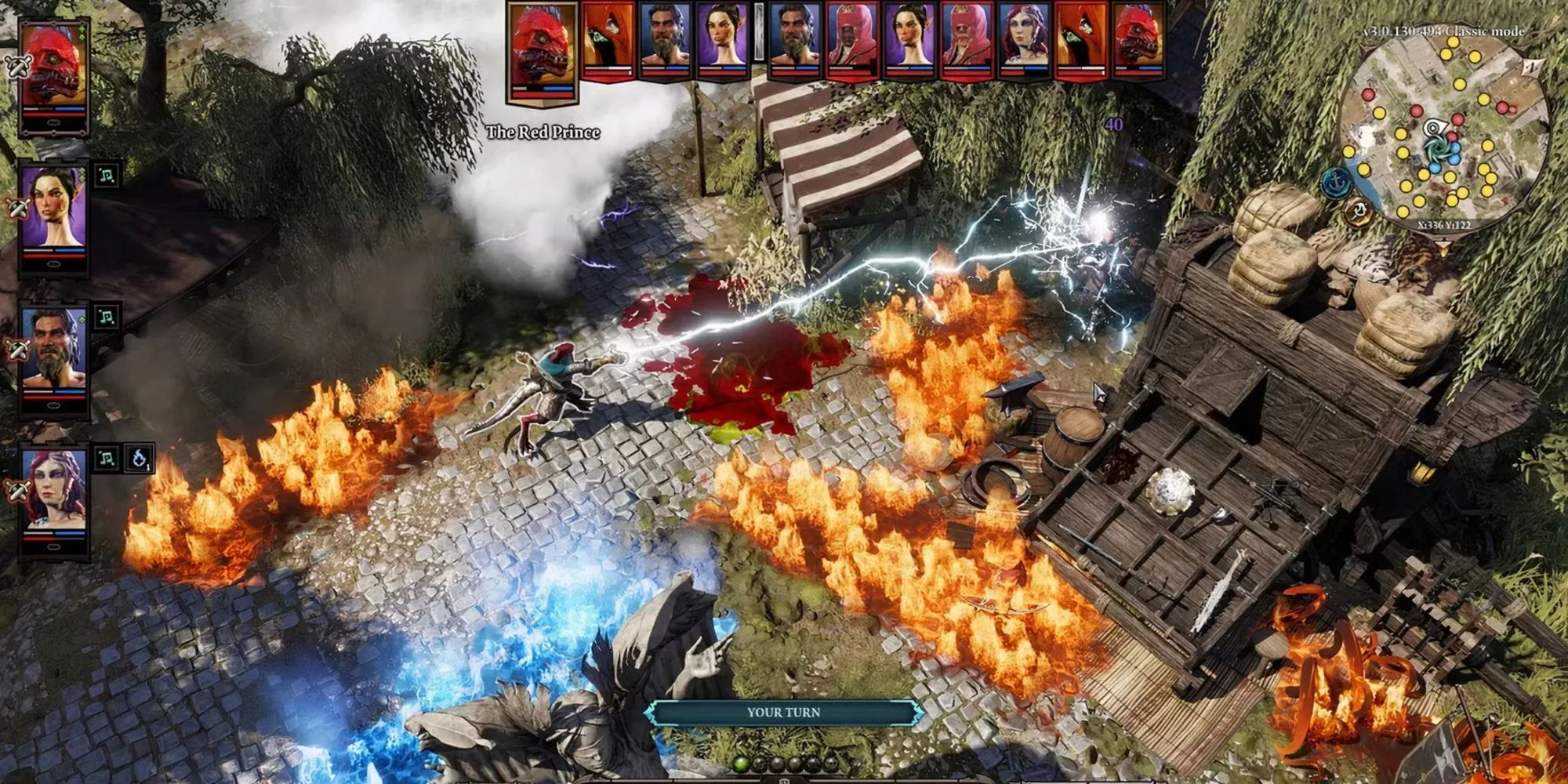 Khung cảnh bí ẩn và độc đáo khi khám phá thế giới trong Divinity Original Sin 2, với những kiến trúc lạ thường và môi trường kỳ ảo.