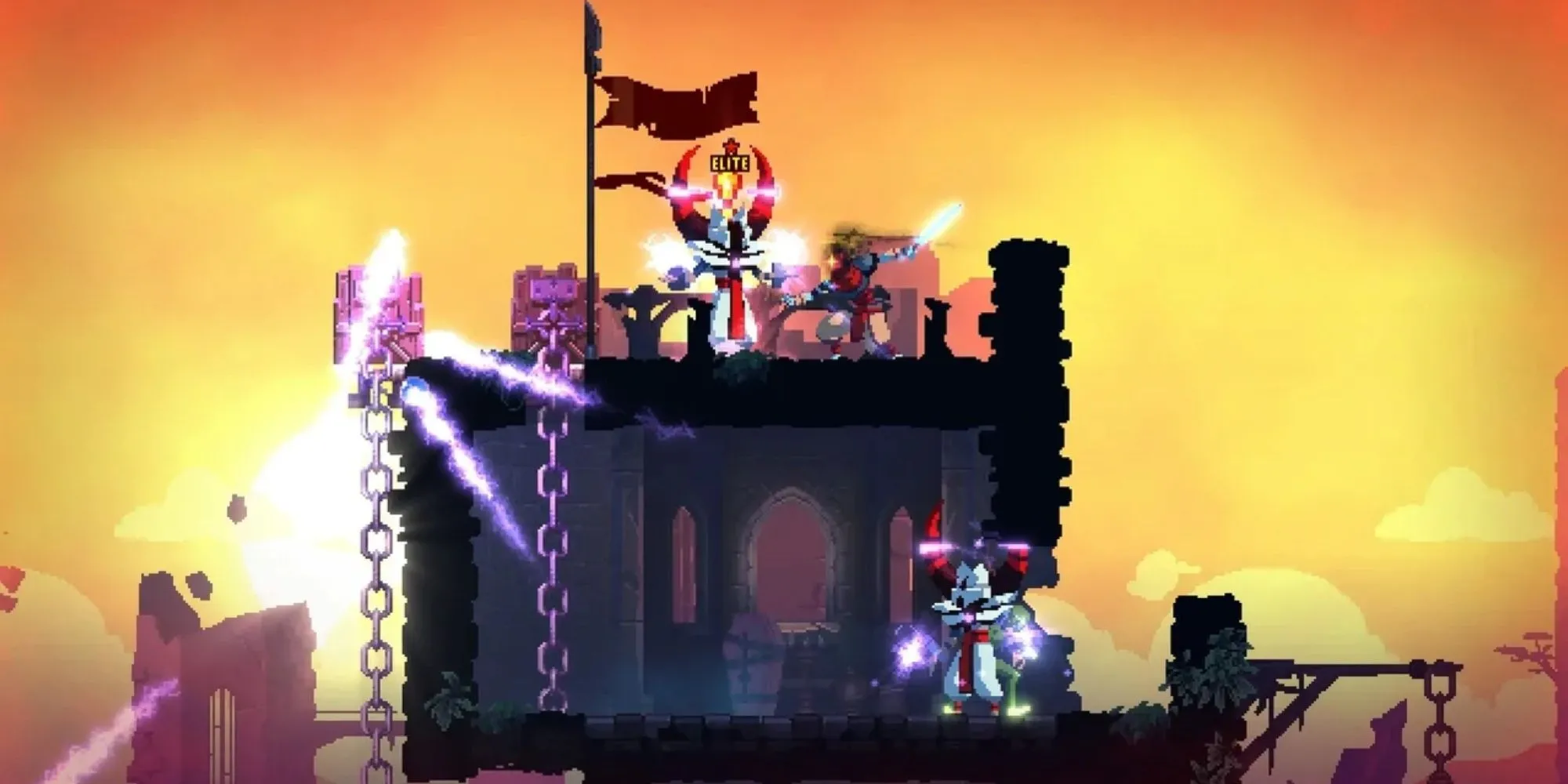 Lối chơi đầy thử thách và những sinh vật lai tạo đặc trưng trong Dead Cells, một tựa game Roguelike Metroidvania cuốn hút