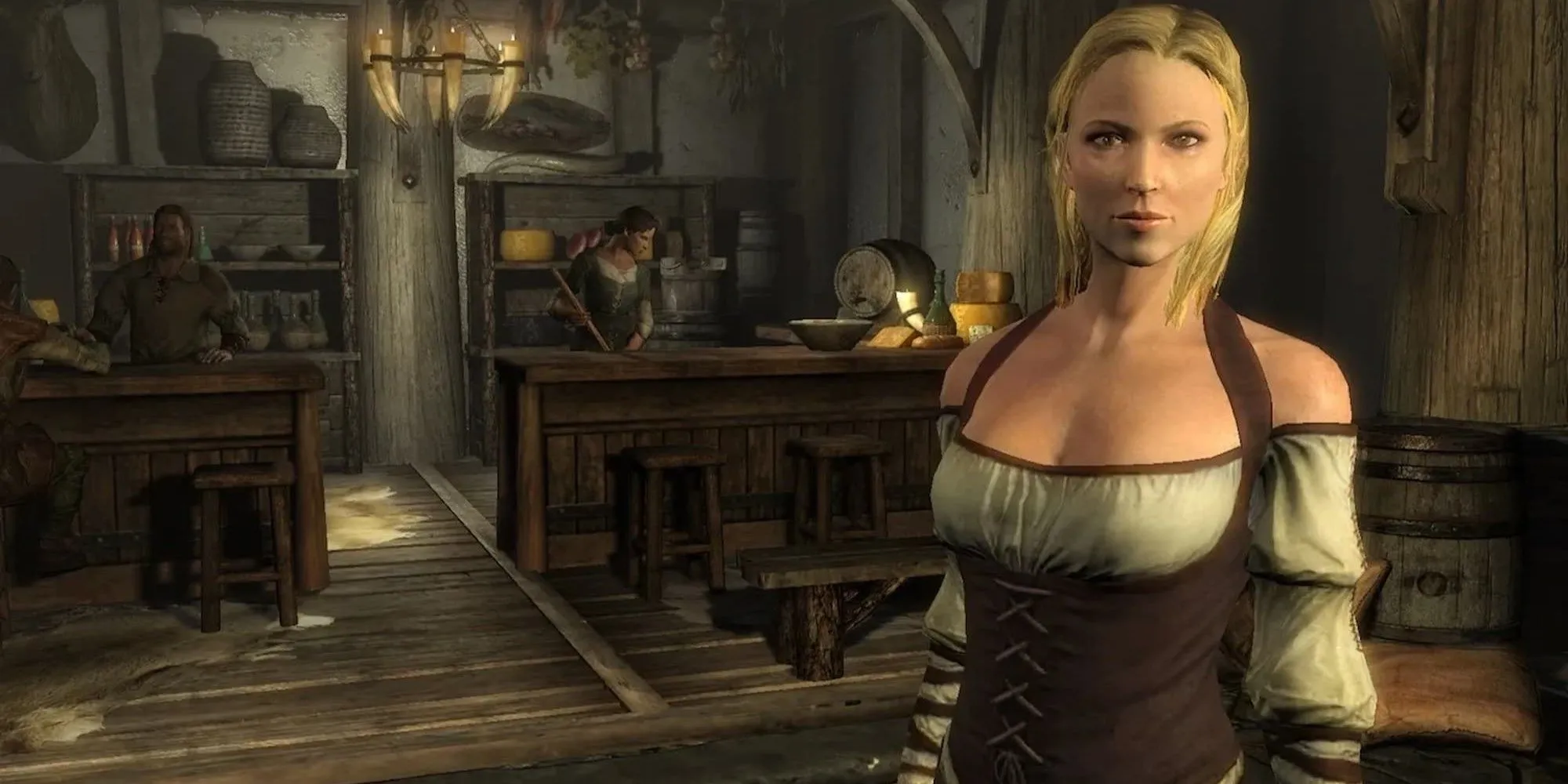Một cửa hàng nhỏ tại thị trấn trong The Elder Scrolls V: Skyrim