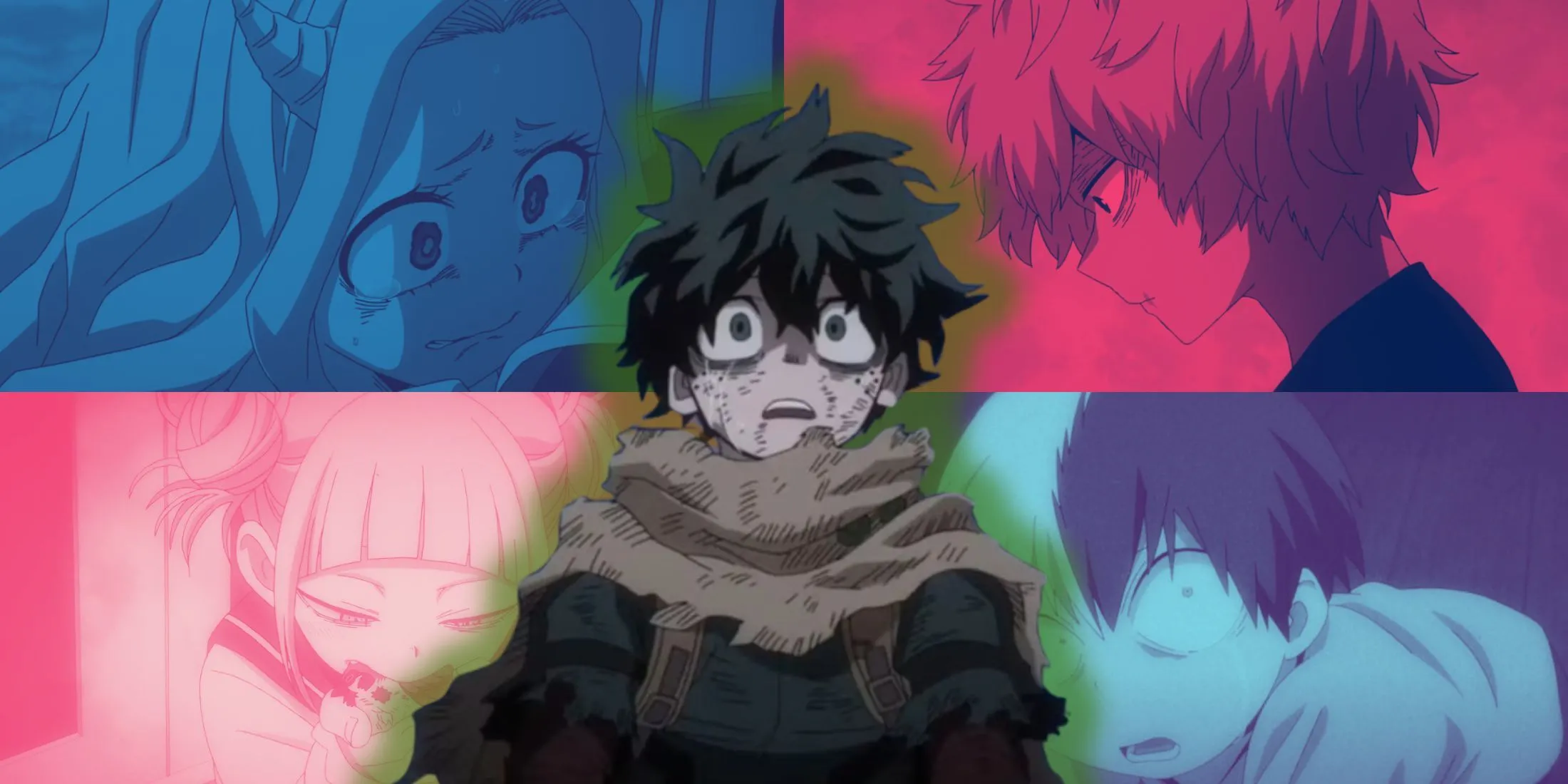 Những nhân vật MHA với câu chuyện buồn: Eri, Himiko Toga, Tomura Shigaraki, Shoto Todoroki, Izuku Midoriya