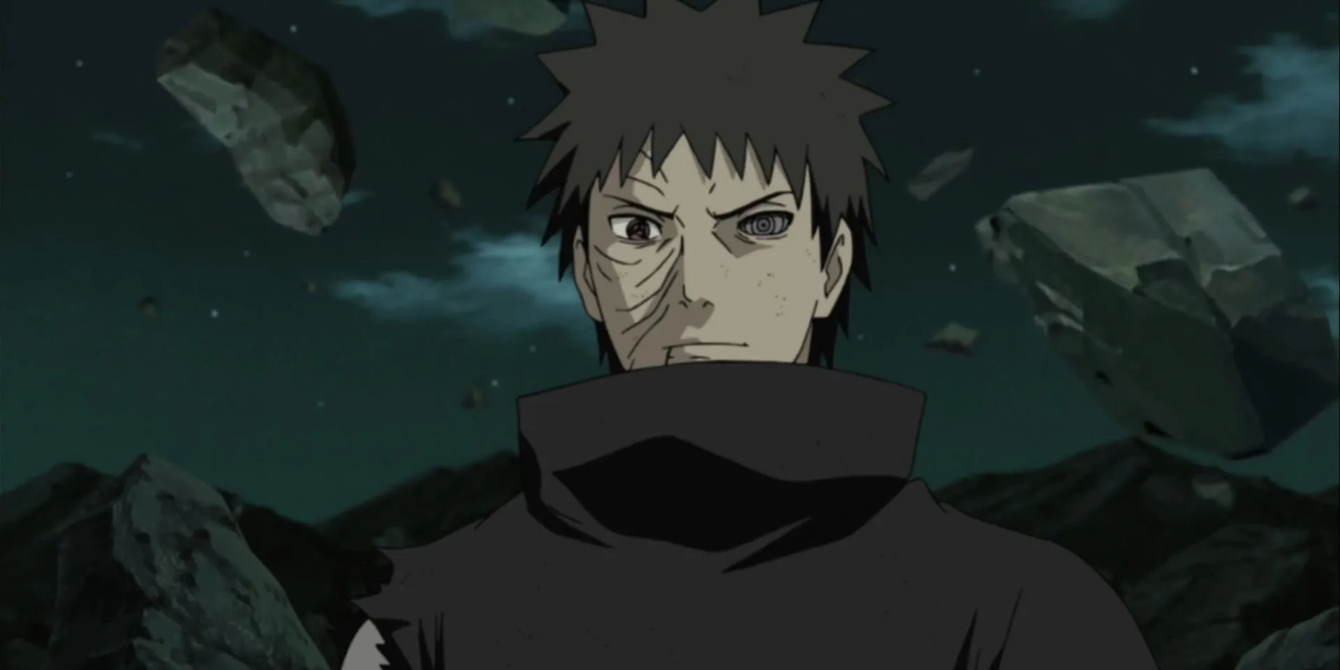 Obito Uchiha trong chiếc mặt nạ, kẻ chủ mưu đằng sau nhiều sự kiện lớn của thế giới shinobi.