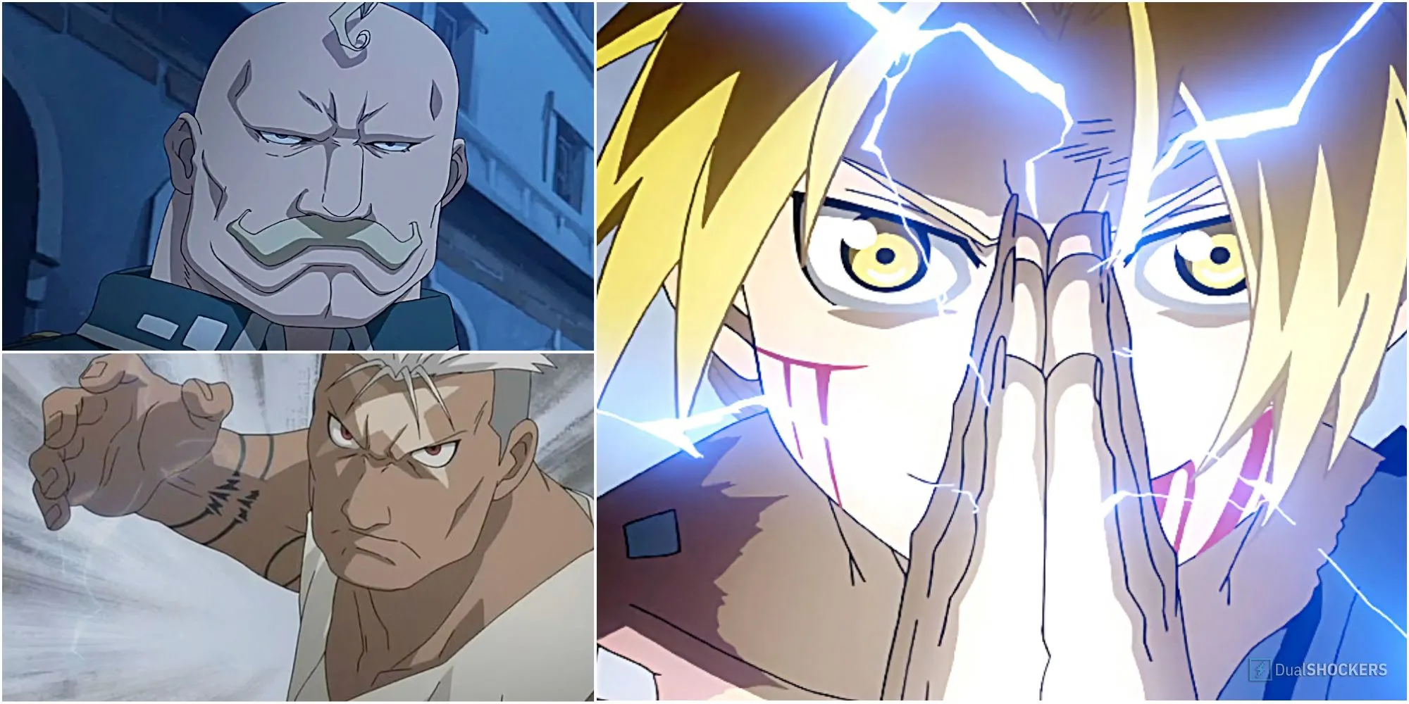 Scar, Edward Elric và Armstrong trong Fullmetal Alchemist, những nhân chứng của cuộc chiến Ishval
