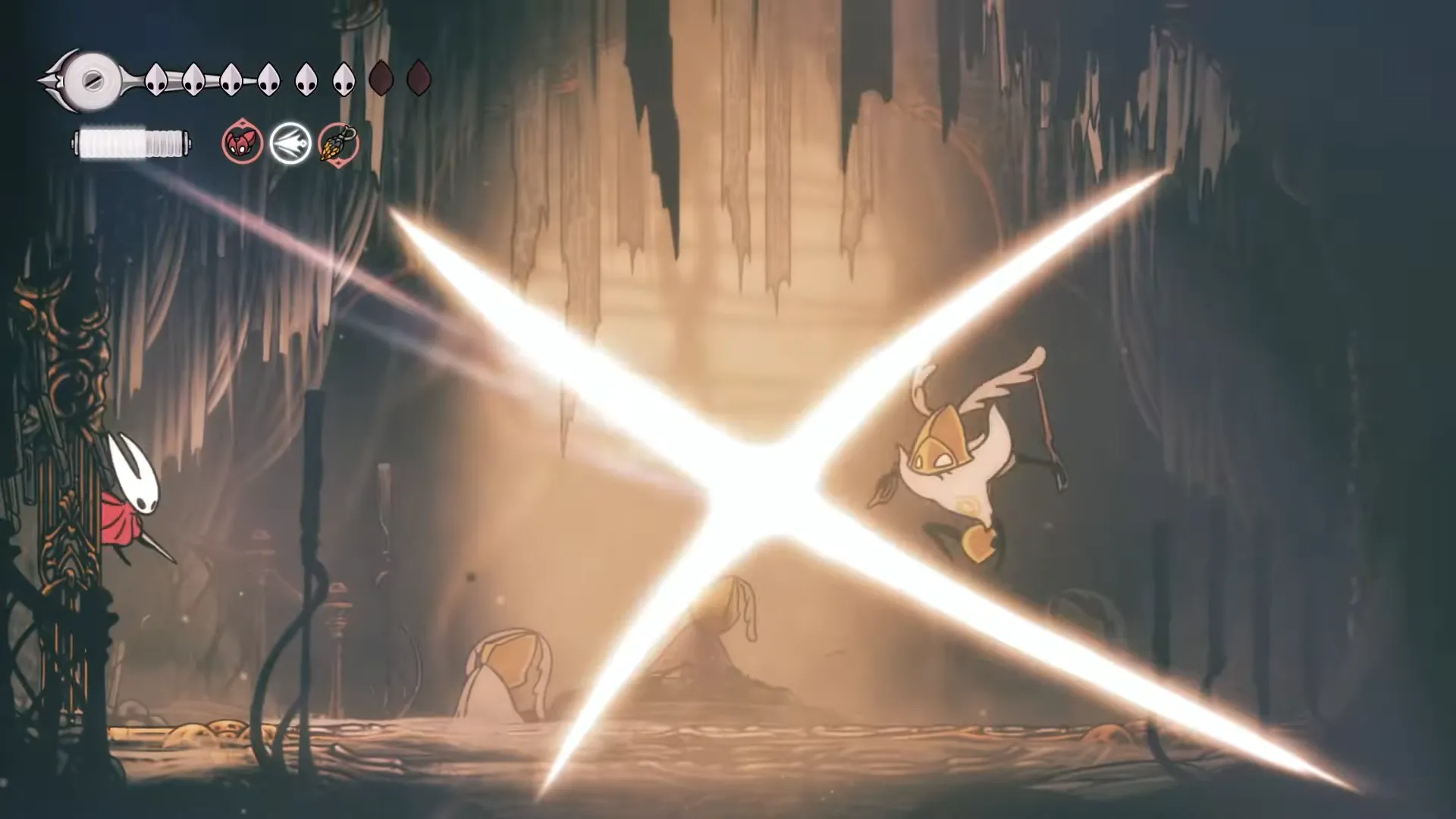 Second Sentinel, một thử thách ý chí trong High Halls của Hollow Knight Silksong, đòi hỏi sự tinh thông mọi chiêu thức.