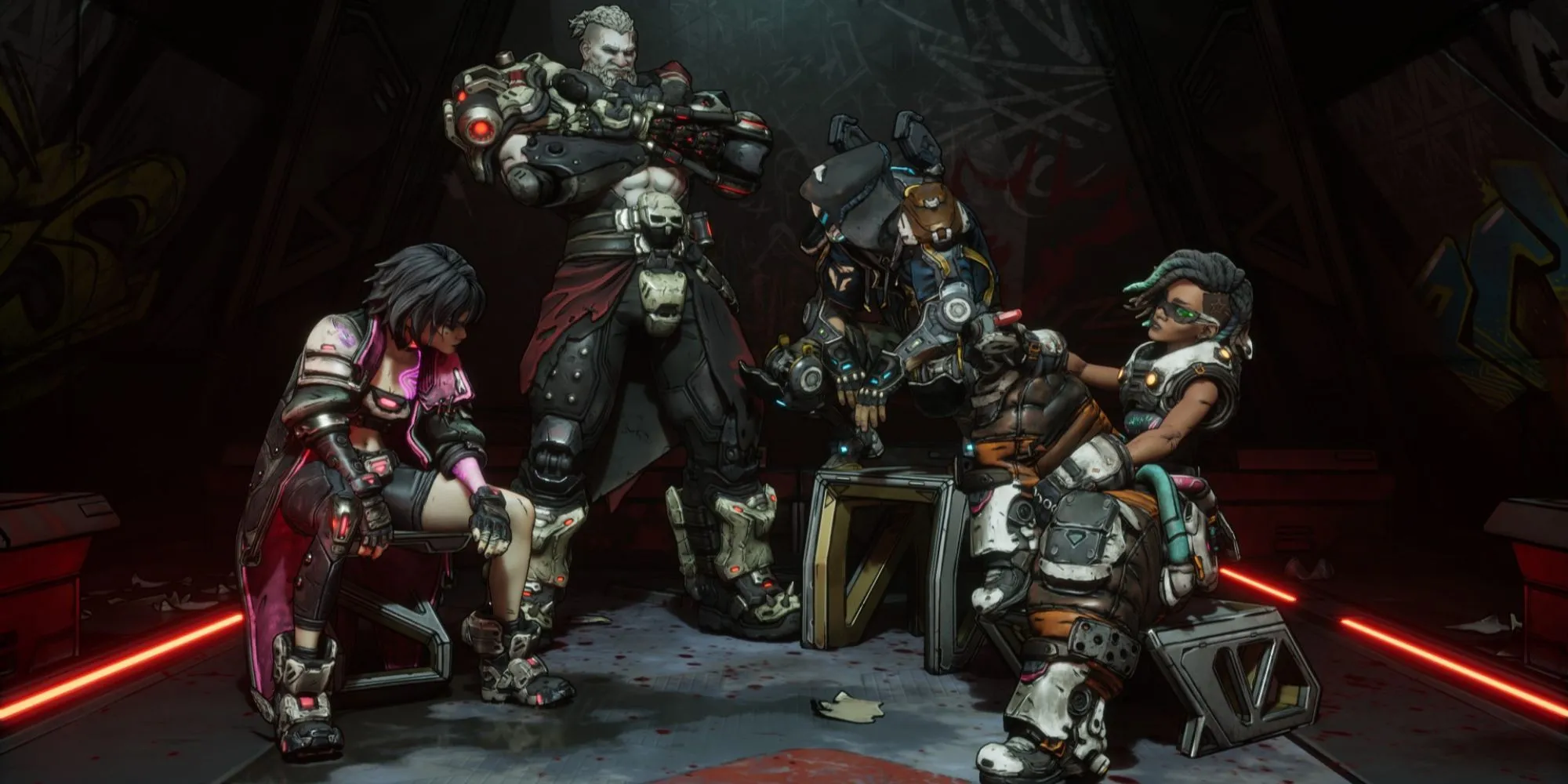 Tạo hình độc đáo của Vault Hunter Vex, Siren mới trong Borderlands 4, thể hiện phong cách mạnh mẽ và cá tính.