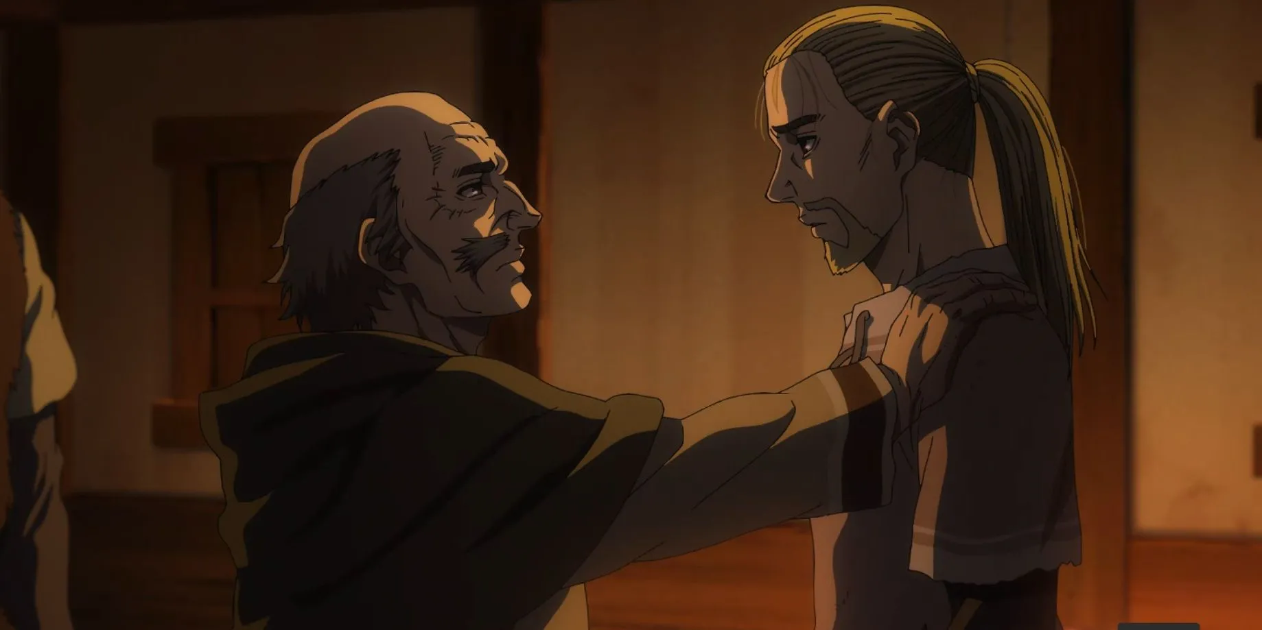 Thorfinn và Leif trong Vinland Saga, hình ảnh biểu trưng cho niềm tin và sự hy vọng bền bỉ