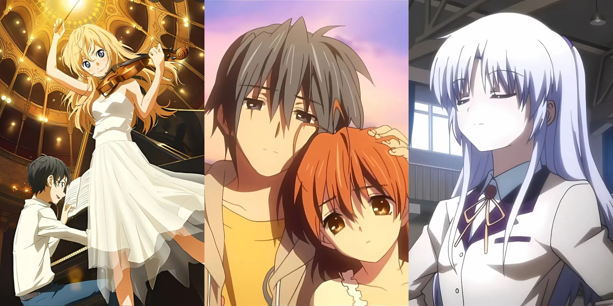Tình bạn sâu sắc trong Your Lie in April, Clannad After Story, Angel Beats
