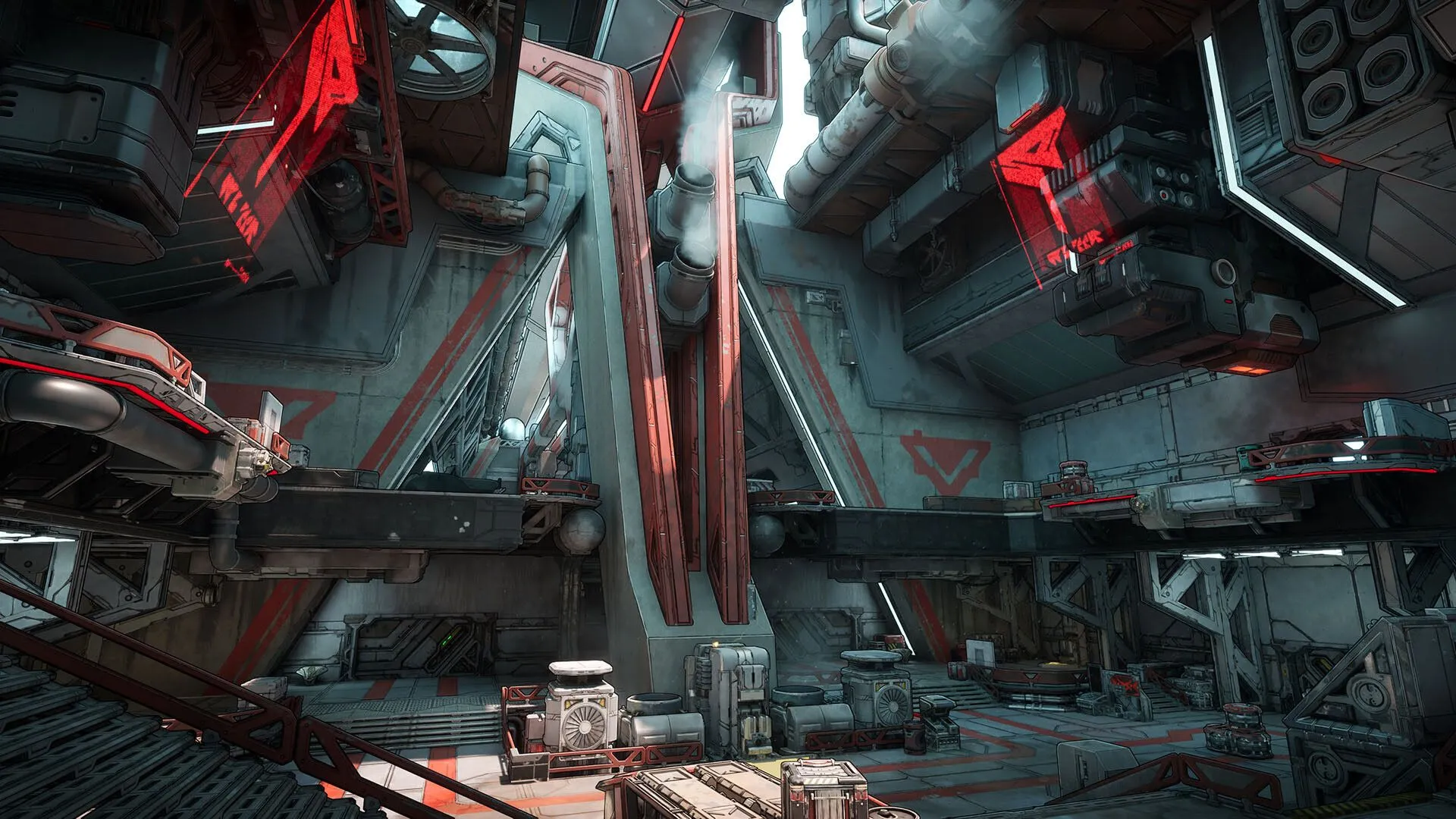 Vault Hunter Rafa sử dụng kỹ năng đặc biệt, tạo ra vụ nổ lớn trên chiến trường Borderlands 4.