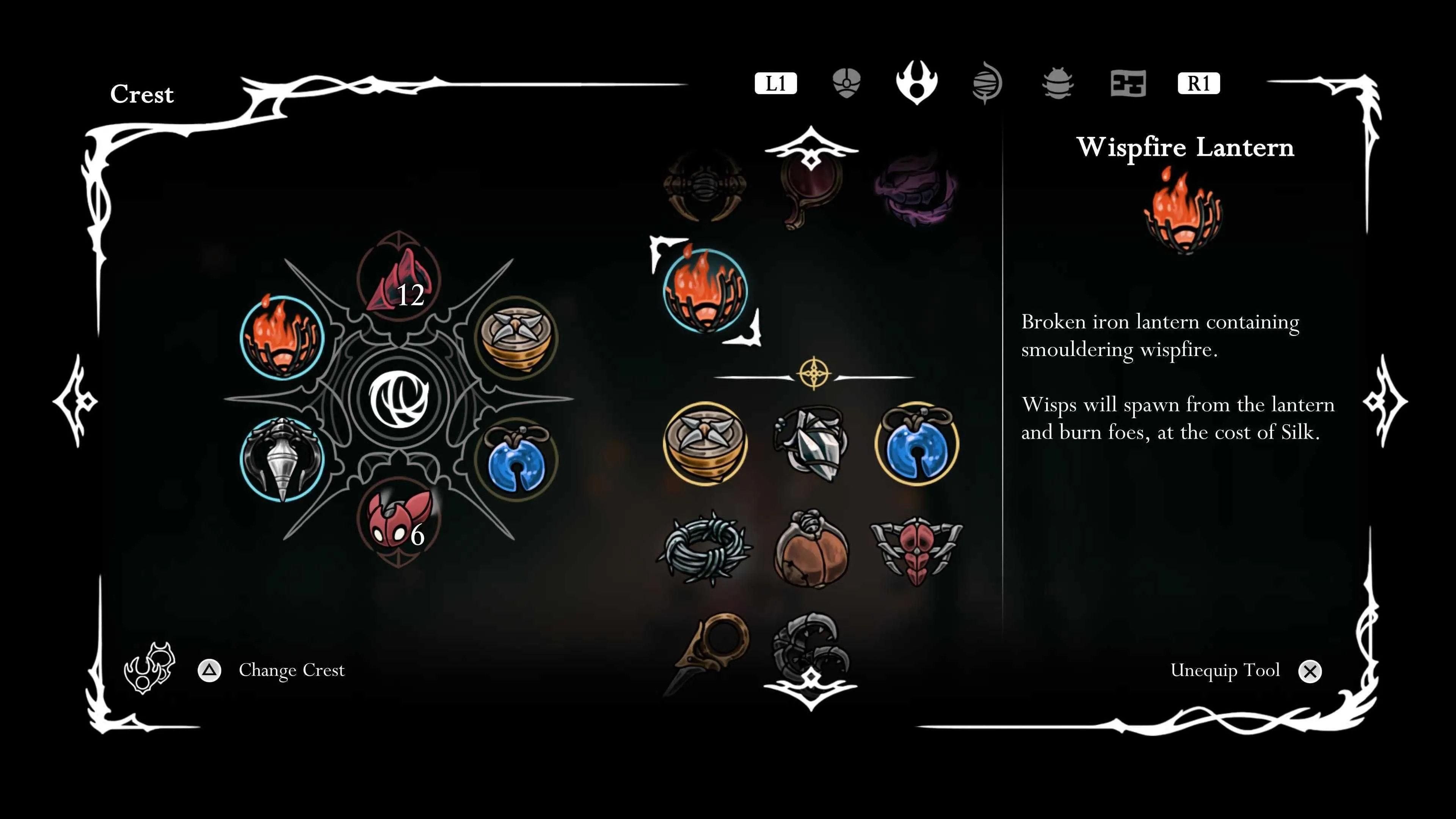 Wispfire Lantern, phần thưởng quý giá sau khi đánh bại Father of the Flame trong Hollow Knight Silksong